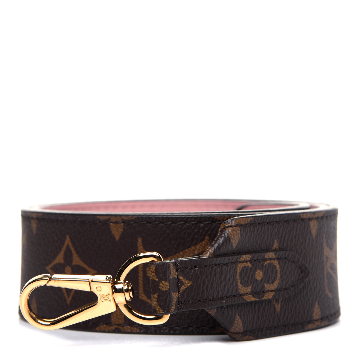 Monogram Bandouliere Shoulder Strap Rose Poudre