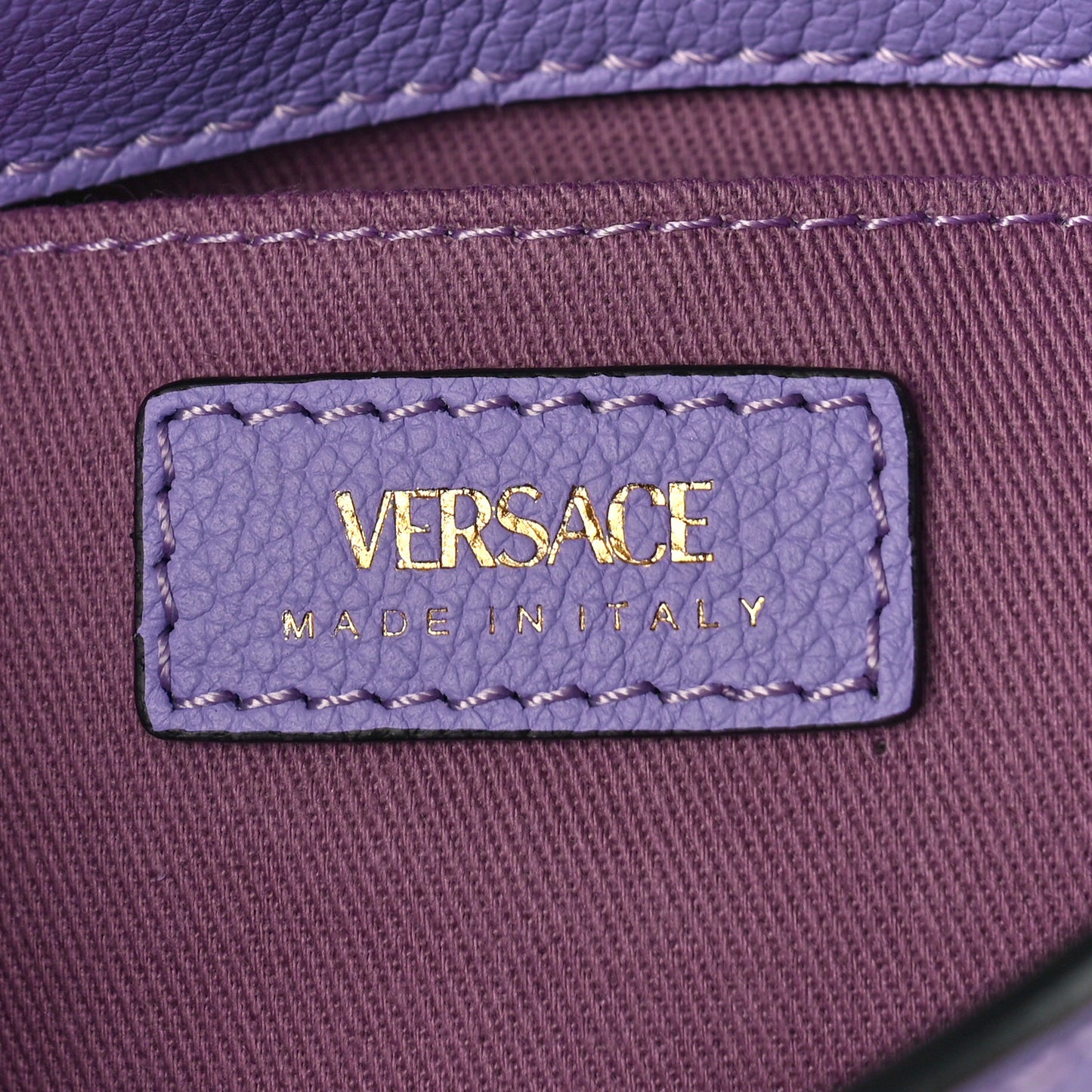 Calfskin La Medusa Small Hobo Crossbody Lilac