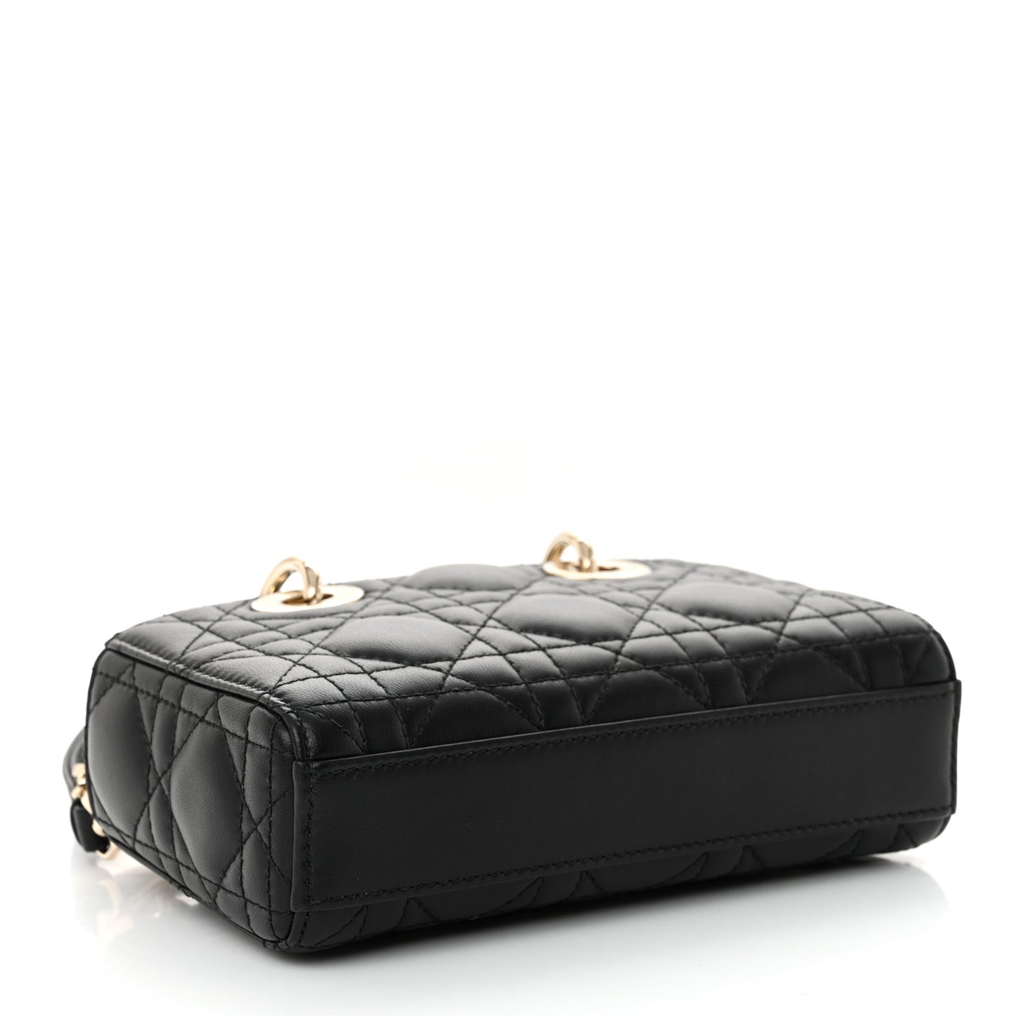 Lambskin Cannage Micro Lady D-Joy Black