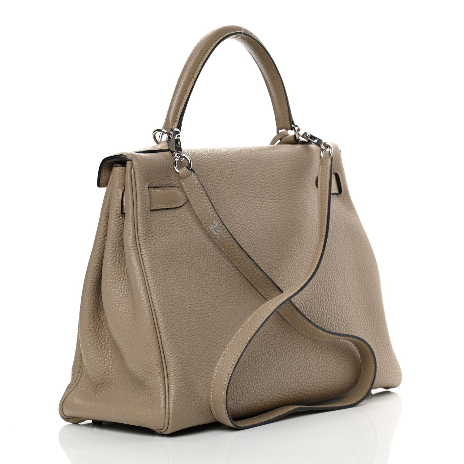 Hermes Togo Kelly Retourne 35 Gris Tourterelle 2 of 17