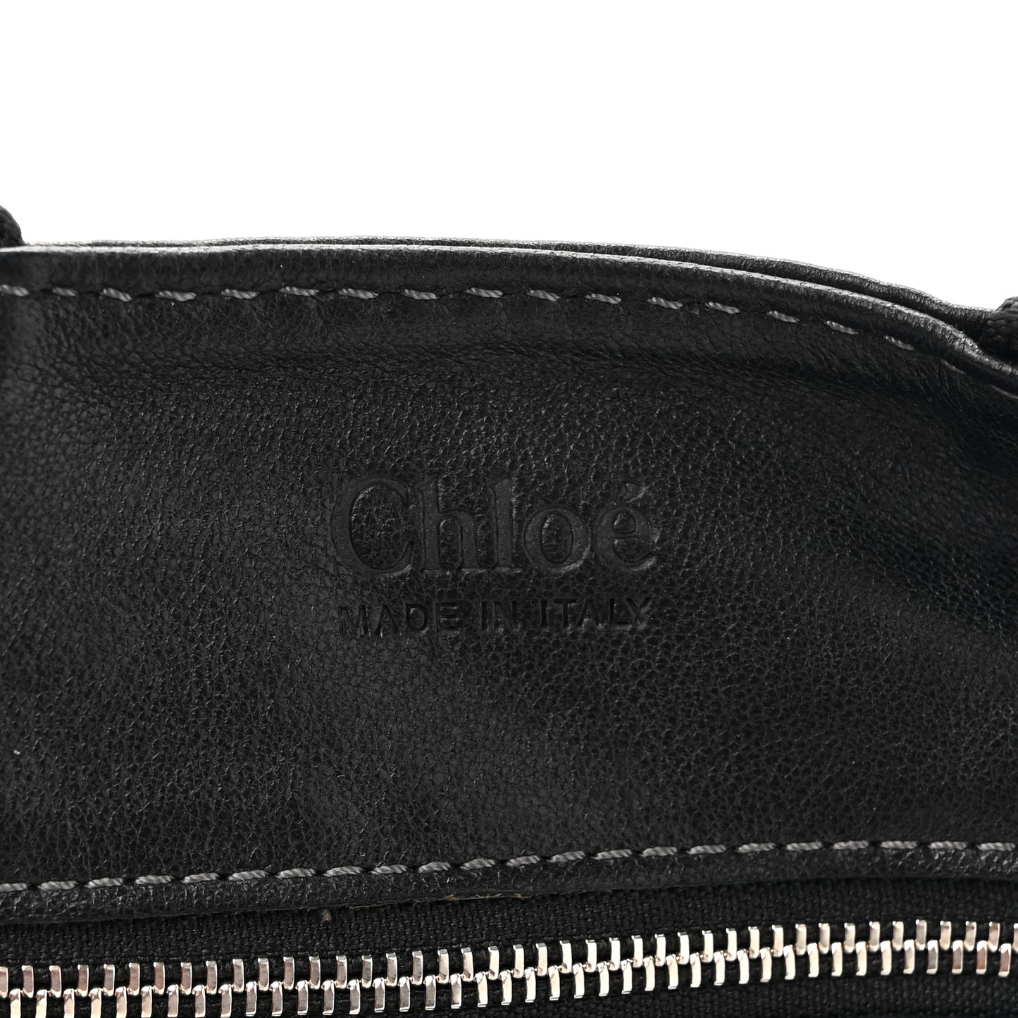 Grained Calfskin Paddington Tote Black