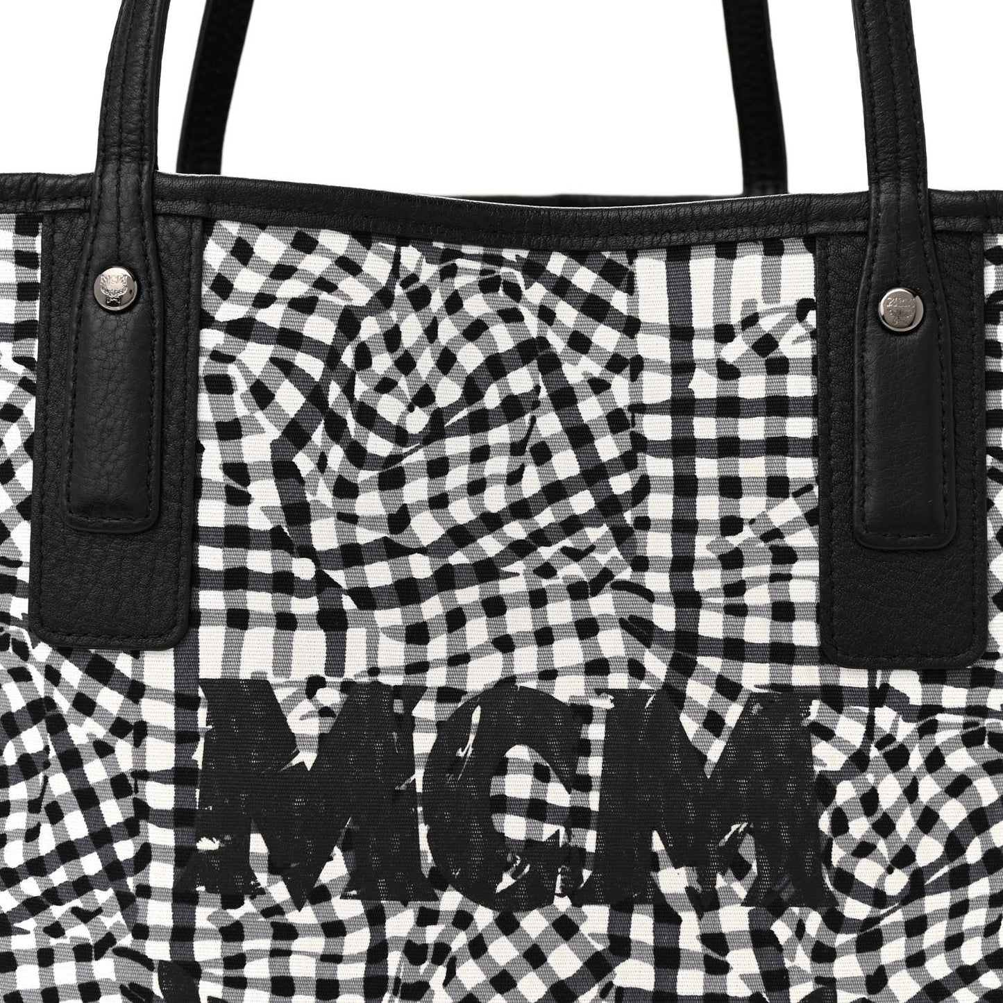 Visetos Medium Liz Reversible Shopper Tote Black
