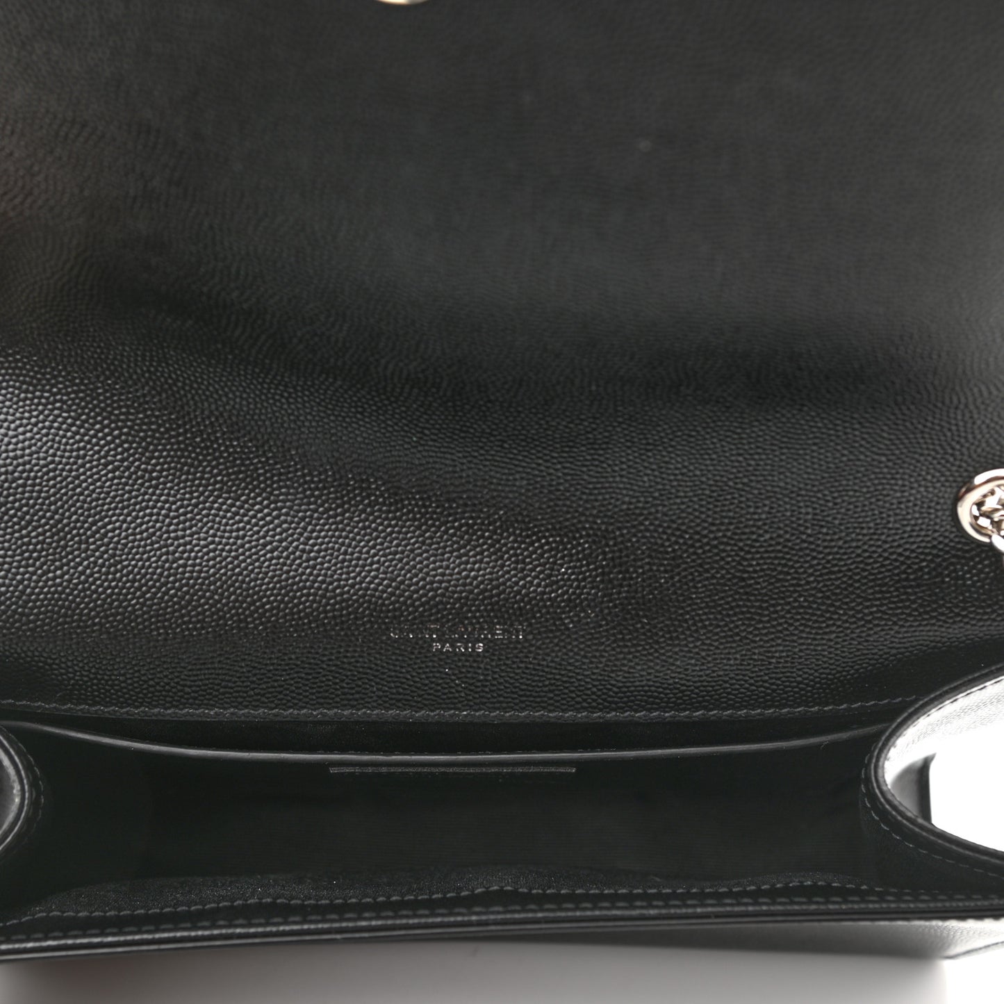 Grain De Poudre Medium Classic Monogram Kate Satchel Black