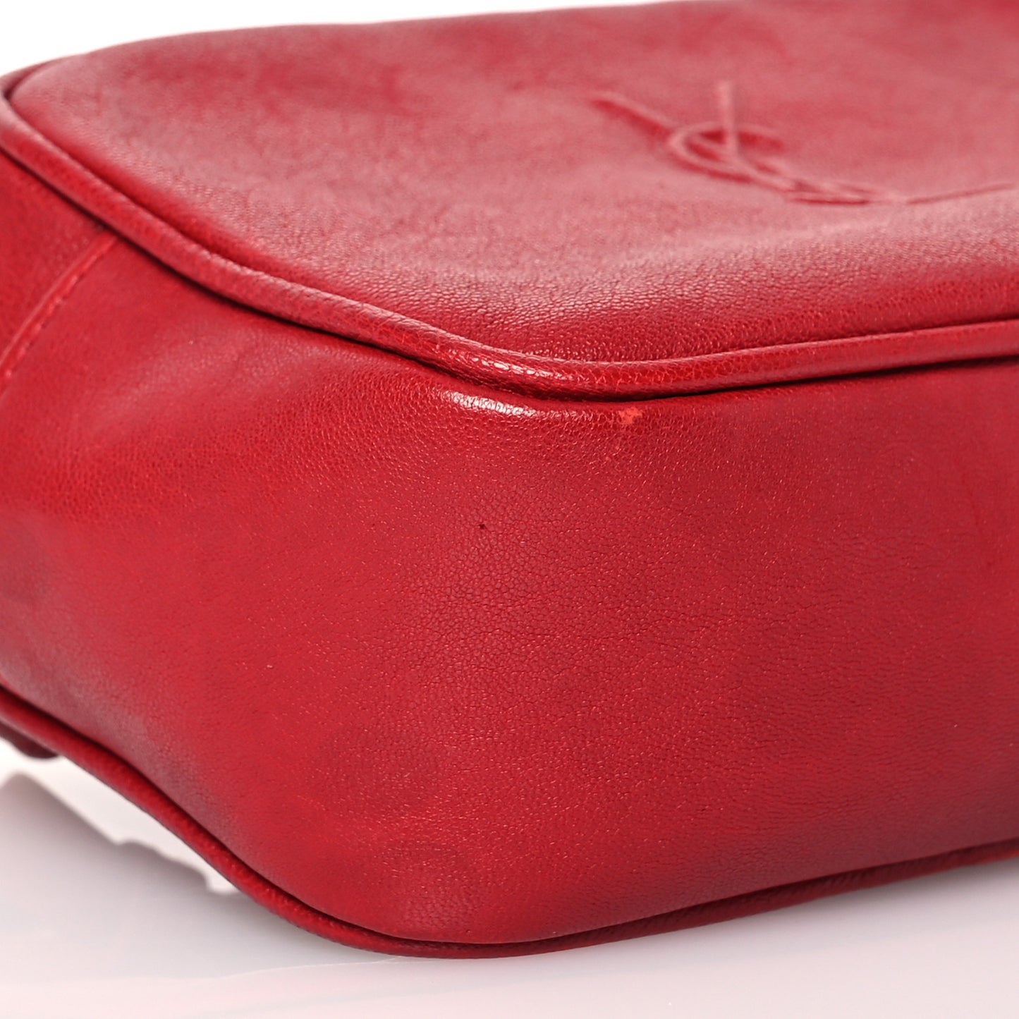 Lambskin Monogram Lou Belt Bag Red