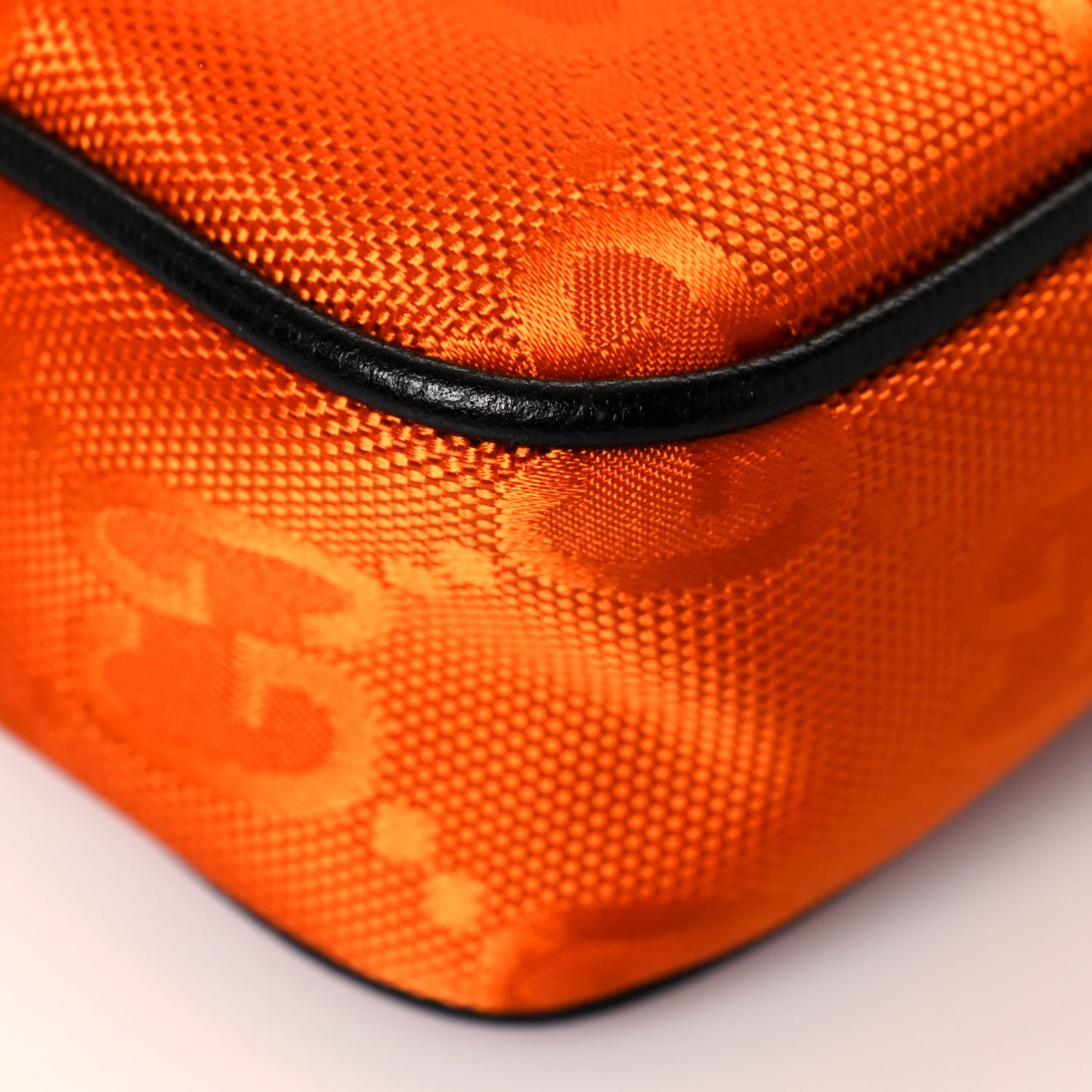 Econyl Nylon Monogram Off The Grid Belt Bag Carrot Orange Black