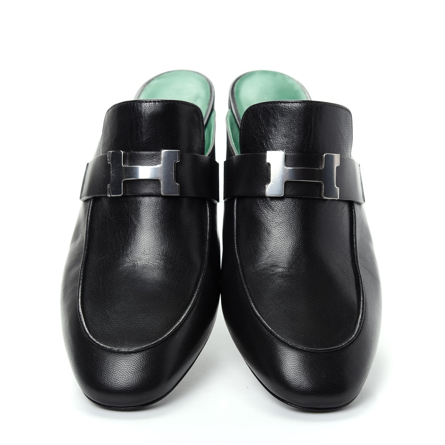 Goatskin Paradis Mules 39 Black
