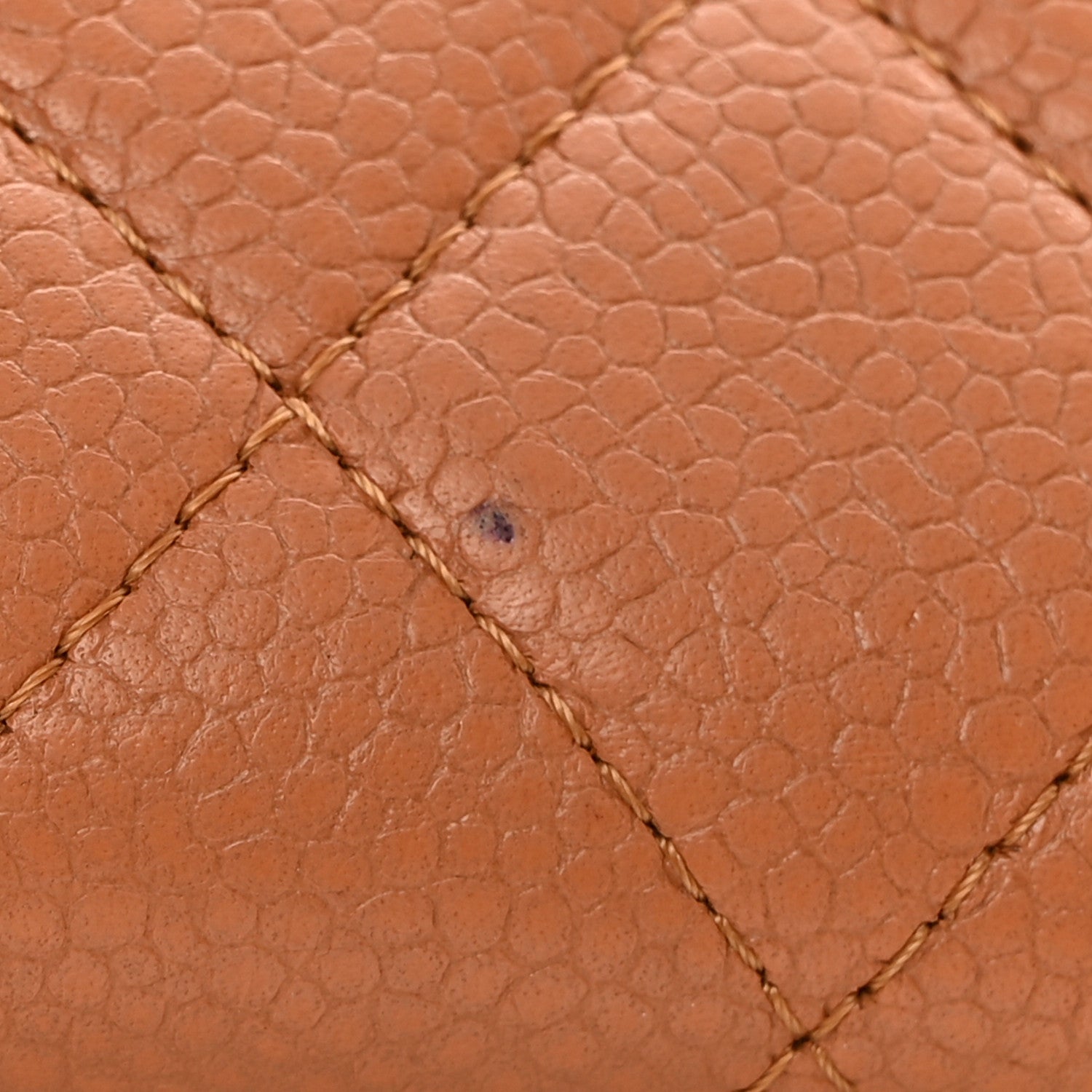 Chanel Caviar Quilted Long Flap Wallet Light Brown 13 of 14