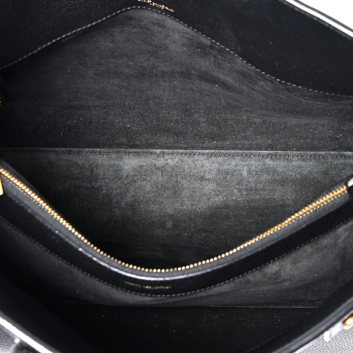Grained Calfskin Small Supple Sac De Jour Black