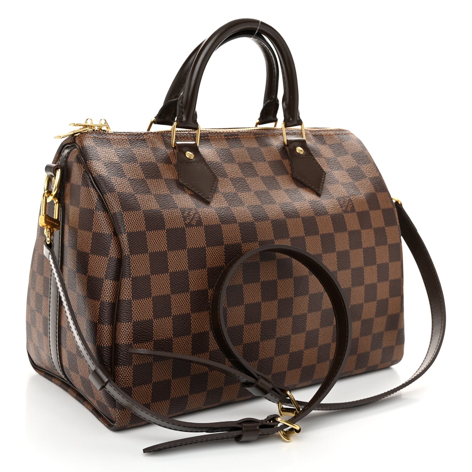 Louis Vuitton Damier Ebene Speedy Bandouliere 30 3 of 10