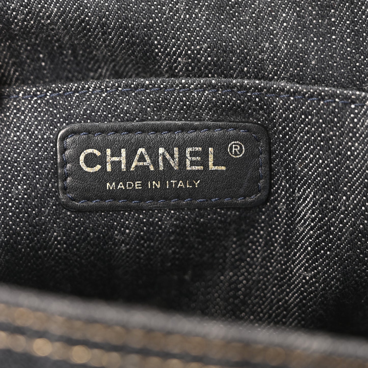 Denim CC Messenger Bag Blue