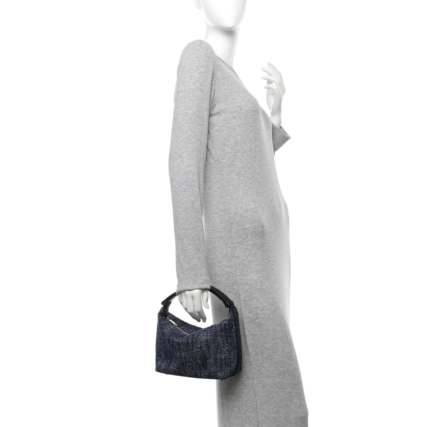 Denim Boucle Mini Wallace Navy White Space