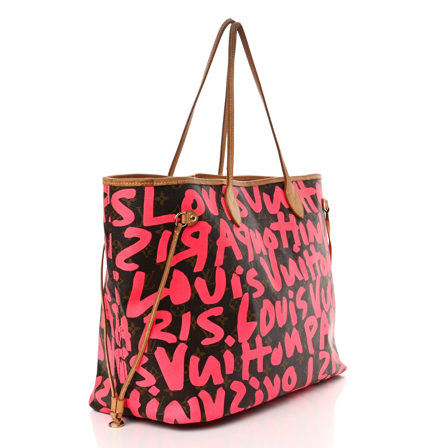 Monogram Graffiti Neverfull GM Fuchsia