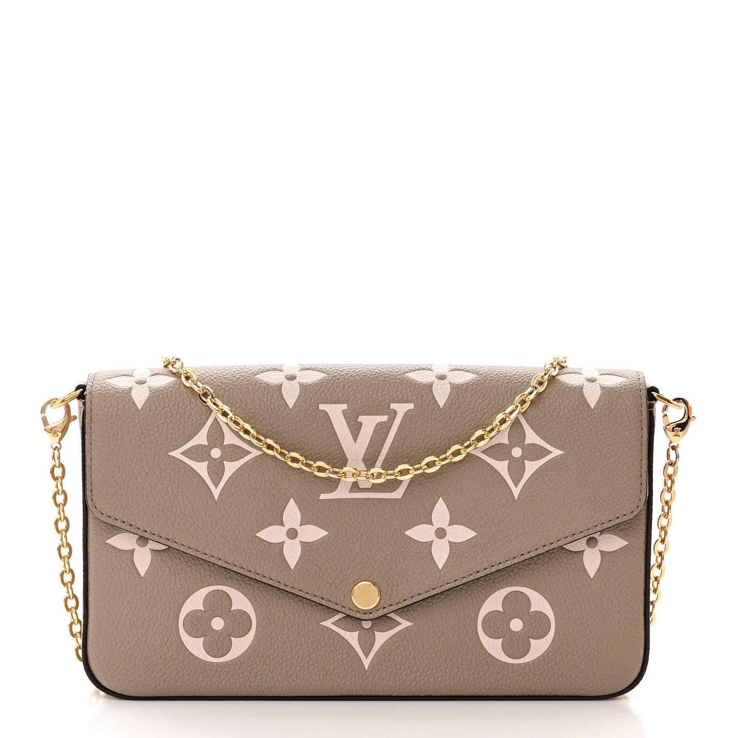 Empreinte Monogram Giant Felicie Pochette Tourterelle Creme