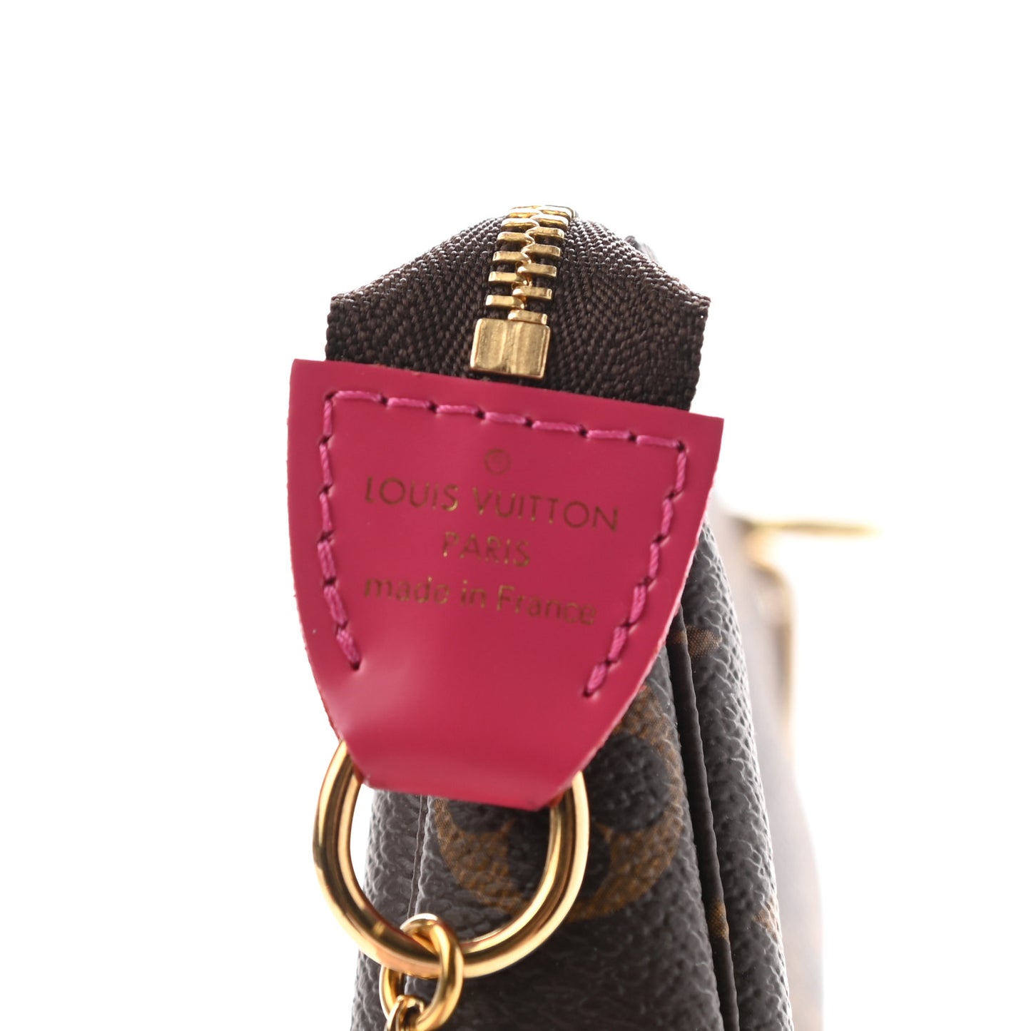 Monogram 2020 Christmas Animation Roller Coaster Mini Pochette Accessories Pivoine