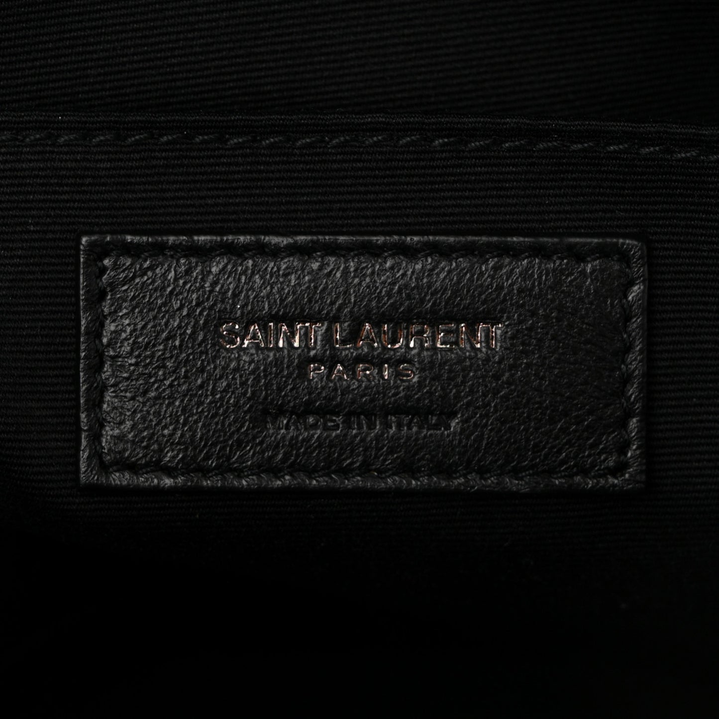 Calfskin Matelasse Monogram Monochrome Lou Camera Bag Black