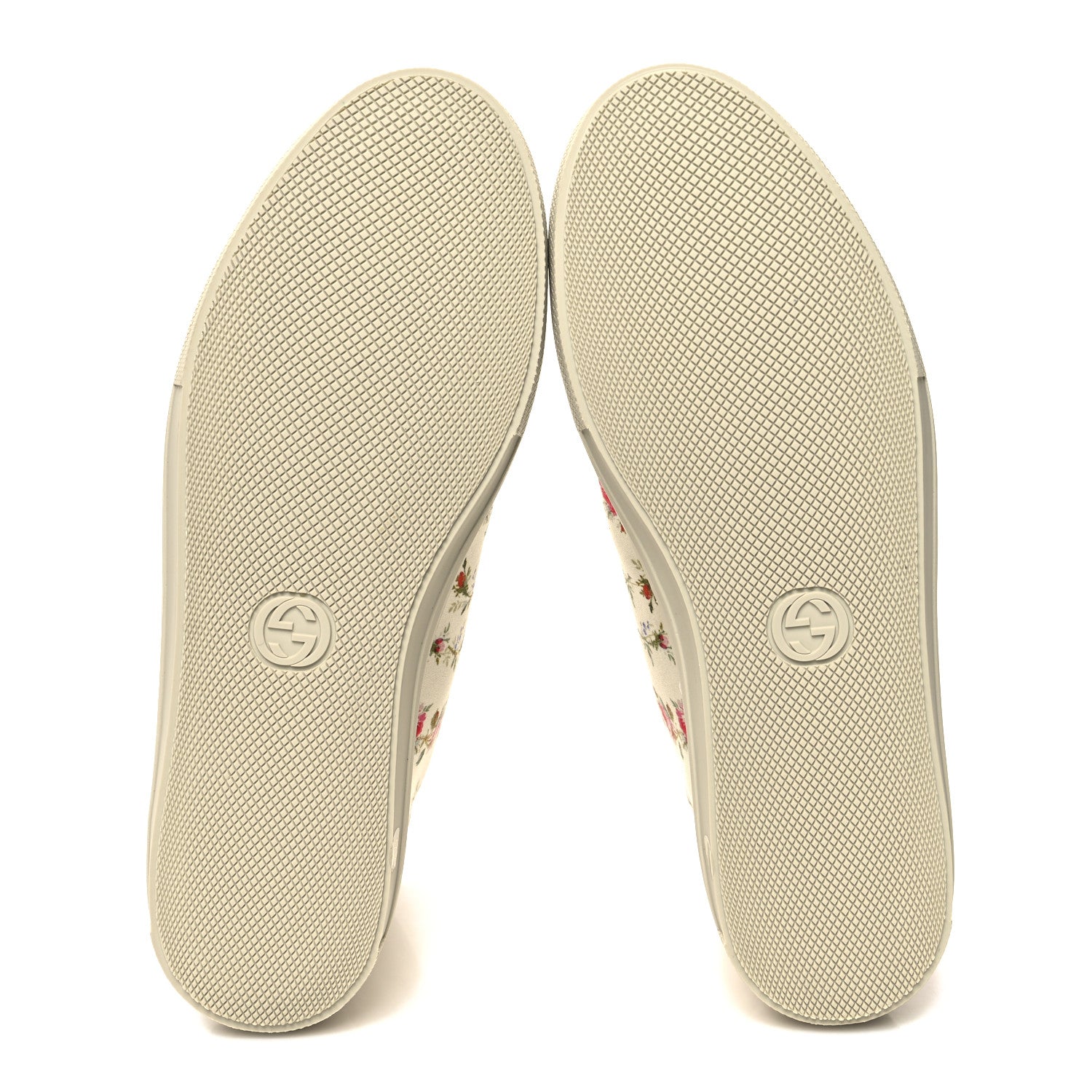 Gucci Canvas Romantic Print Major Blind For Love High Top Sneakers 37.5 Ivory 5 of 7