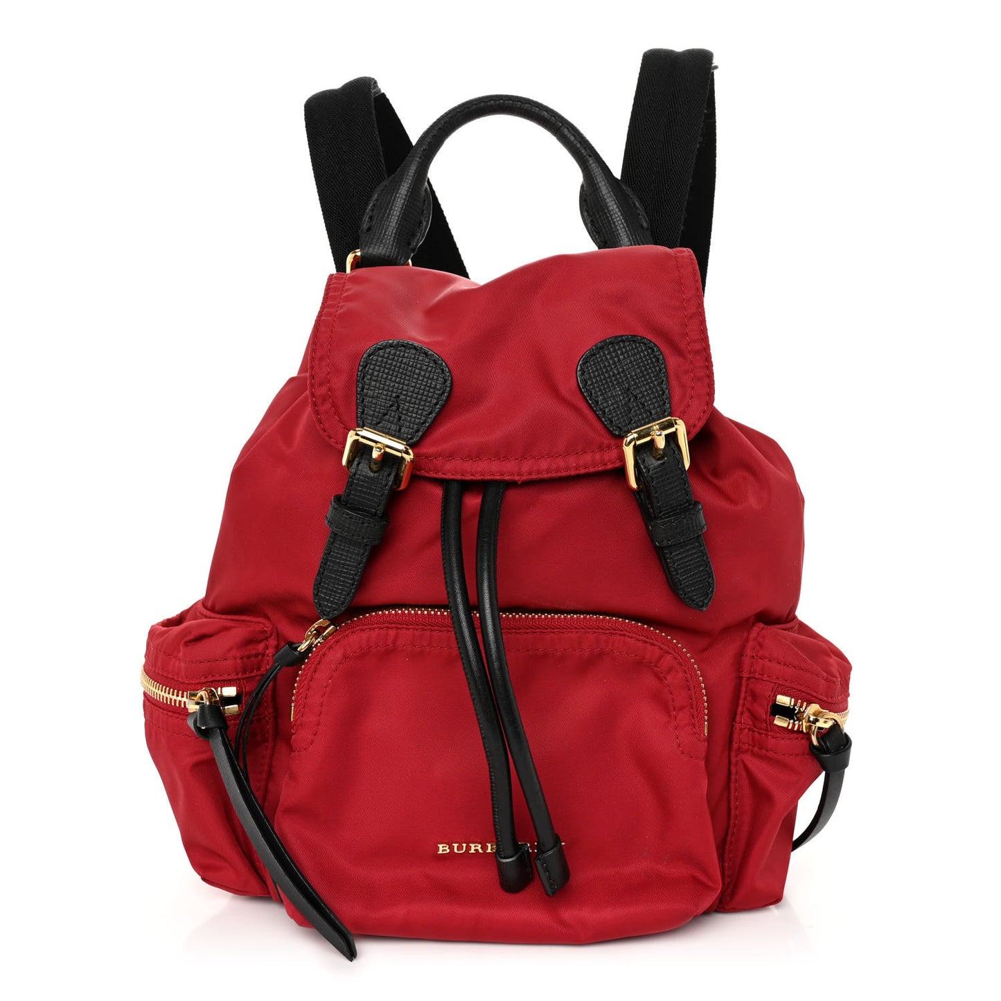 Nylon Small Rucksack Backpack Red