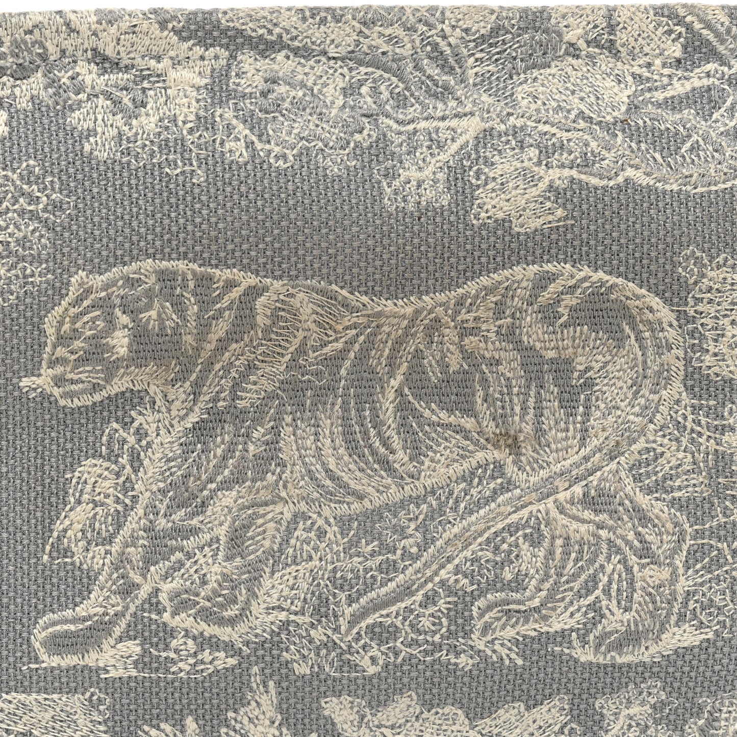 Canvas Embroidered Medium Dioriviera Toile De Jouy Reverse Book Tote Gray