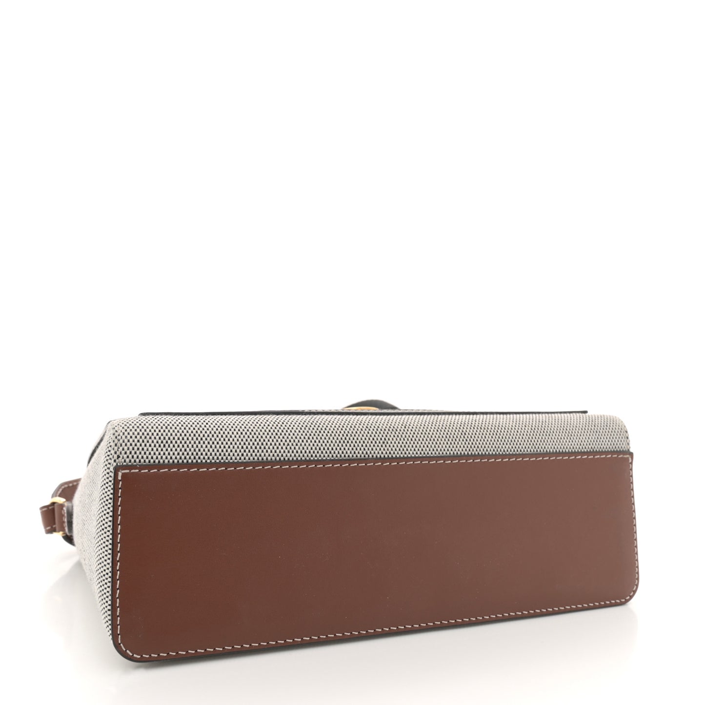 Canvas Horseferry Print Note Crossbody Bag Grey Black