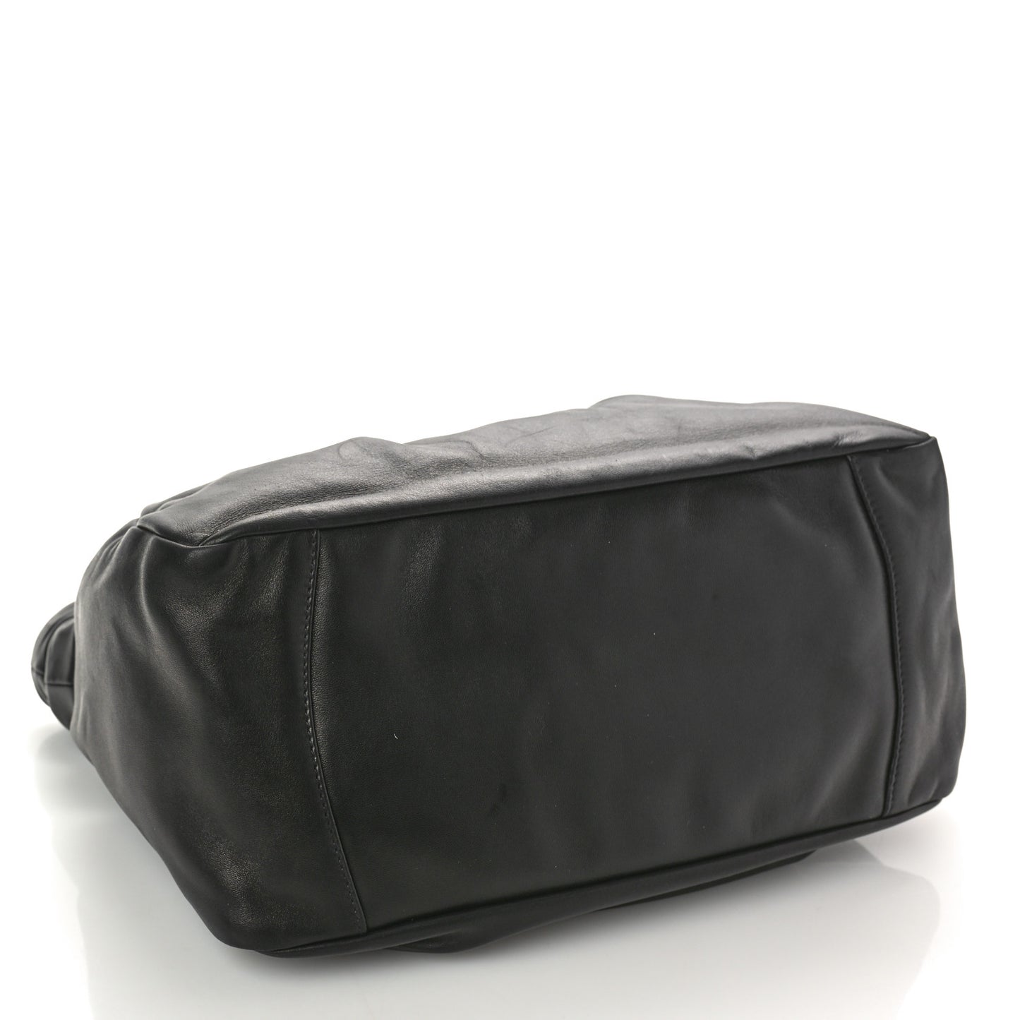 Nappa Frills Tote Black