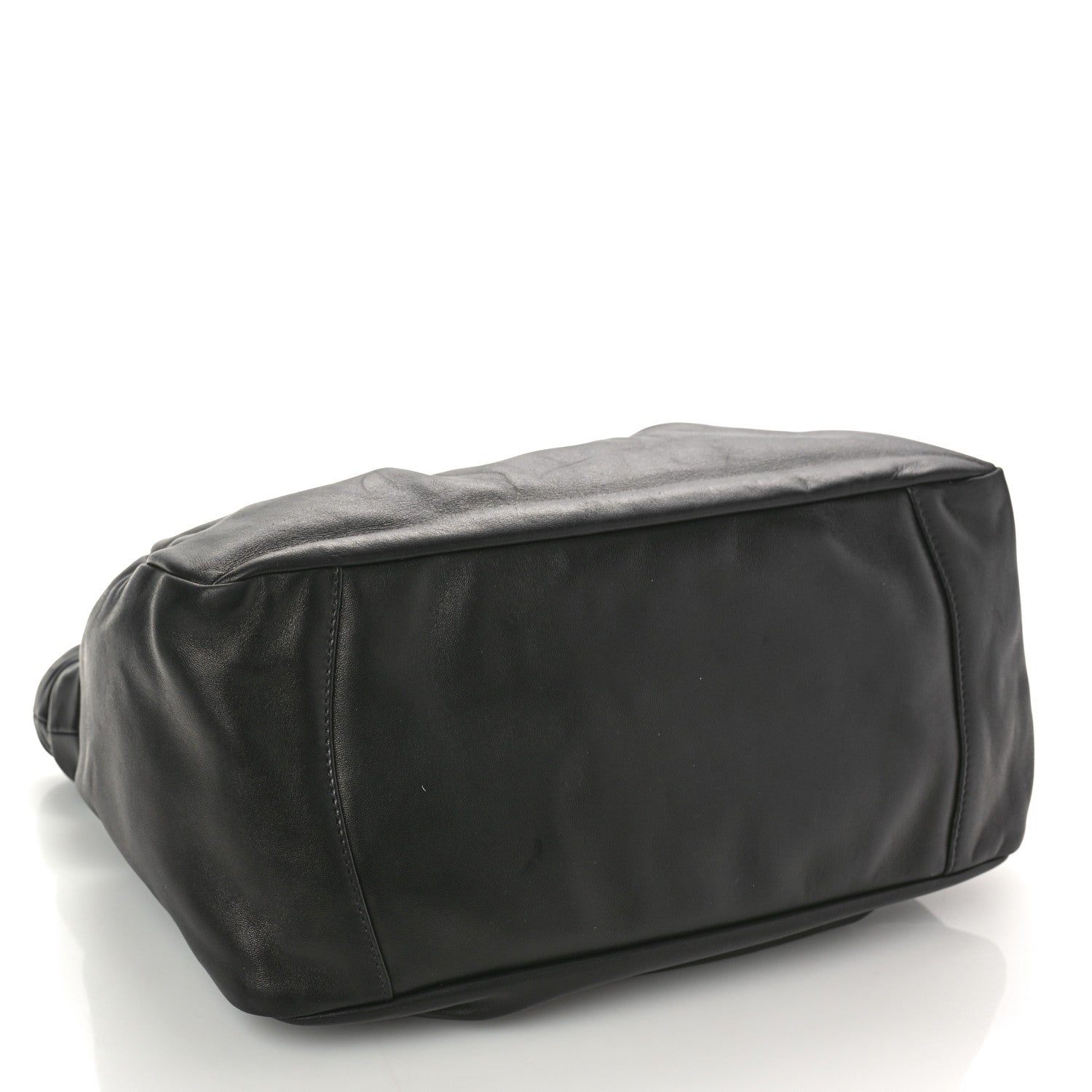 Prada Nappa Frills Tote Black 4 of 9