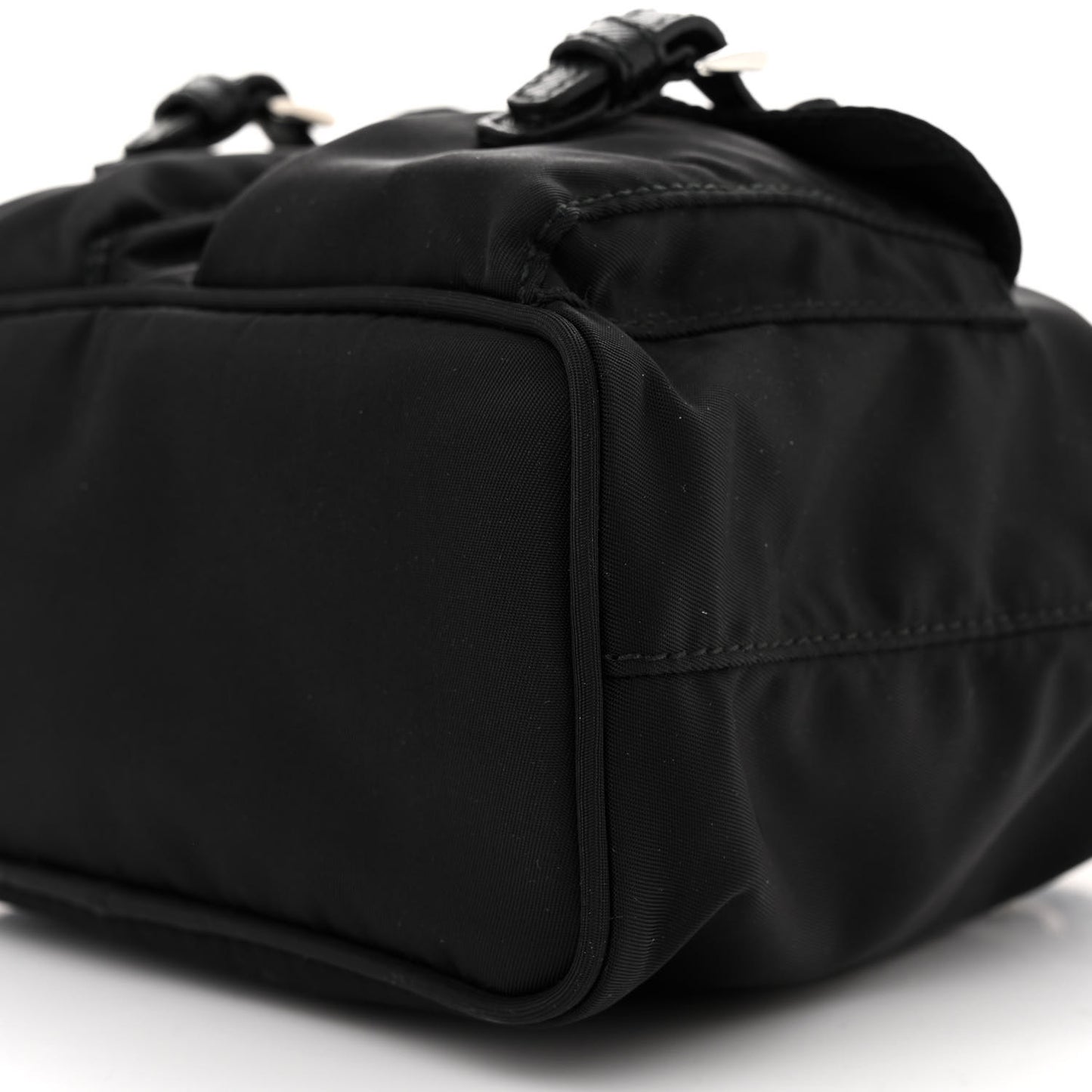 Nylon Vela Mini Crossbody Backpack Black