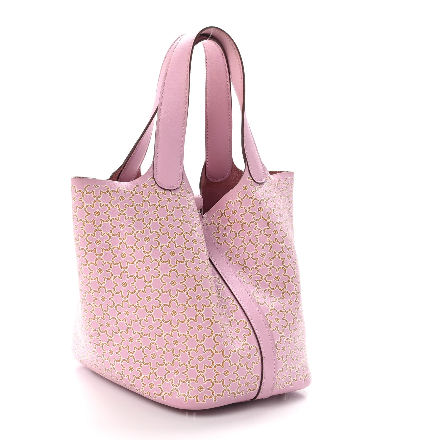 Hermes Swift Lucky Daisy Picotin Lock 18 PM Mauve Sylvestre 3 of 13