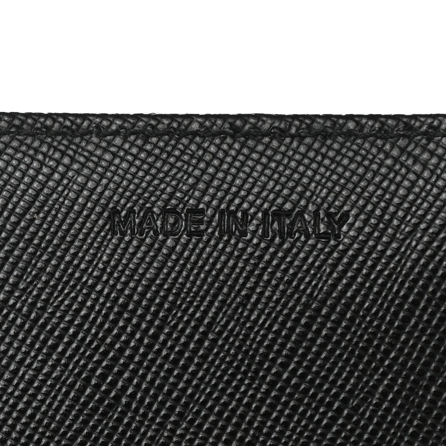 Prada Tessuto Nylon Saffiano Flap Wallet Black 6 of 8