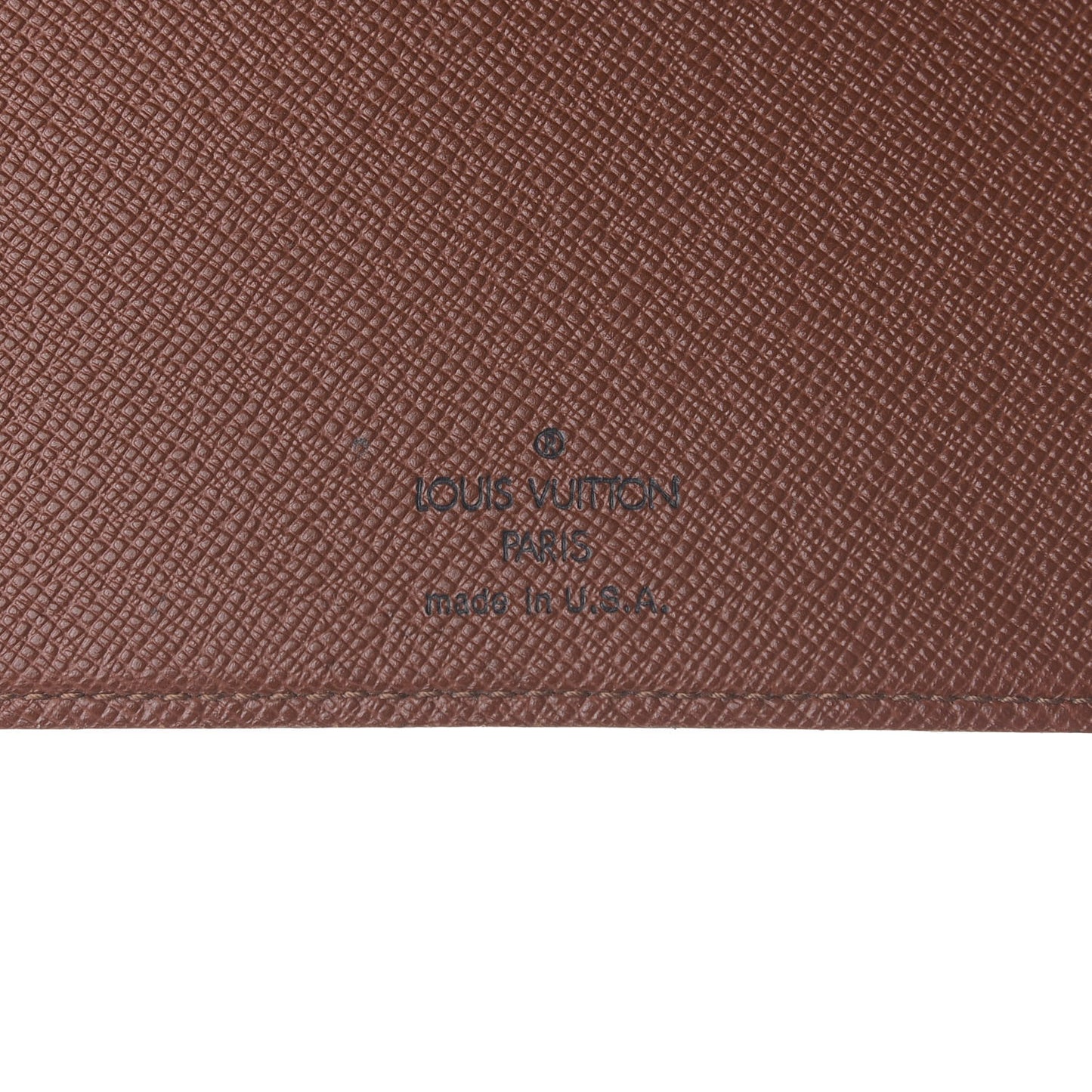 Monogram Checkbook Holder Wallet Cover
