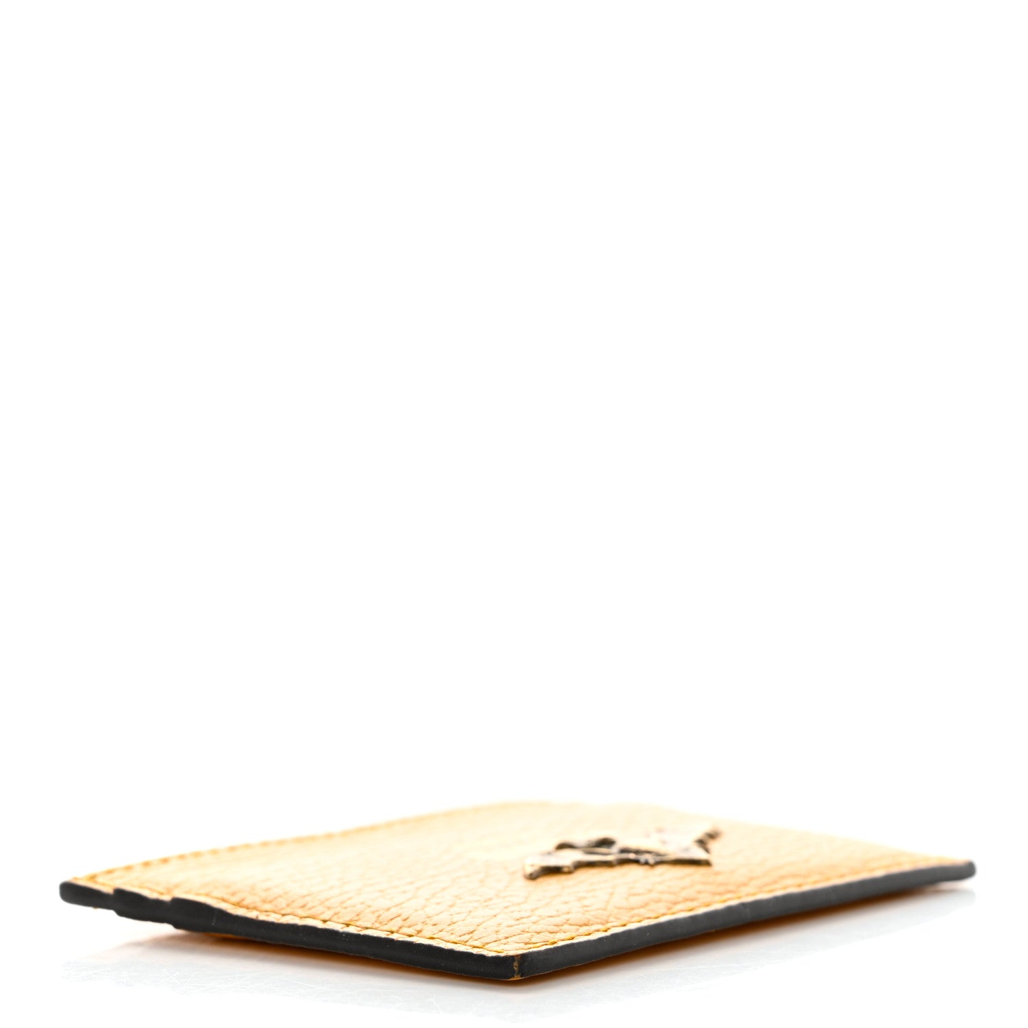 Gucci Calfskin Garden Bat Card Holder Yellow 4 of 8