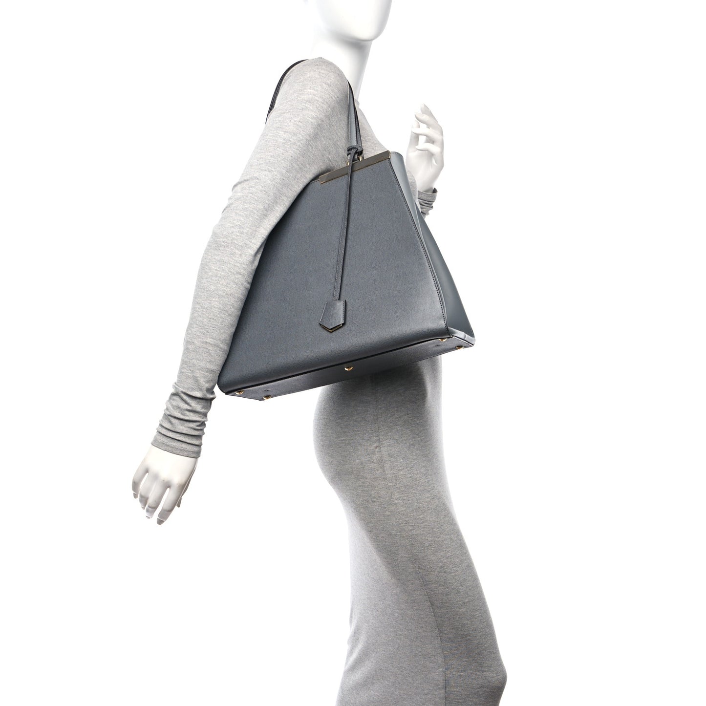 Vitello Elite Large 3Jours Tote Grigio