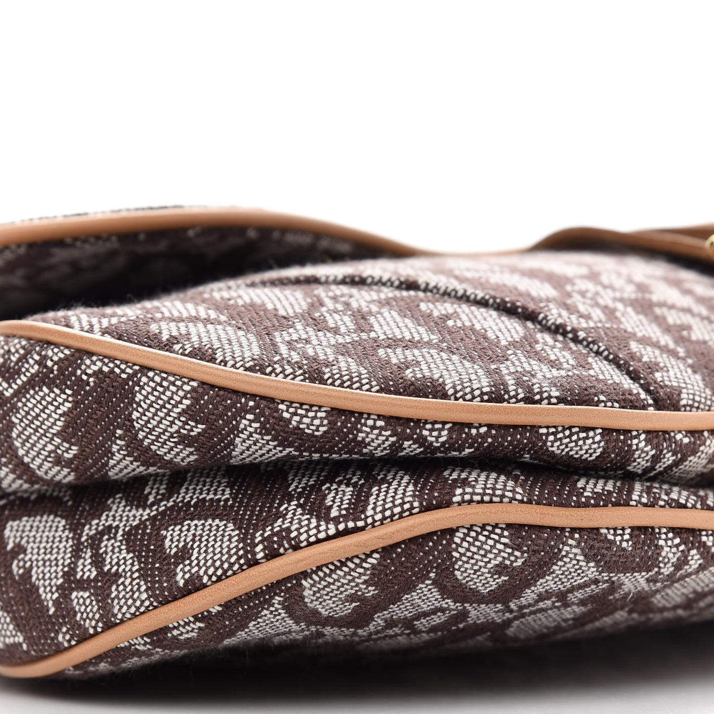 Monogram Saddle Bag Brown