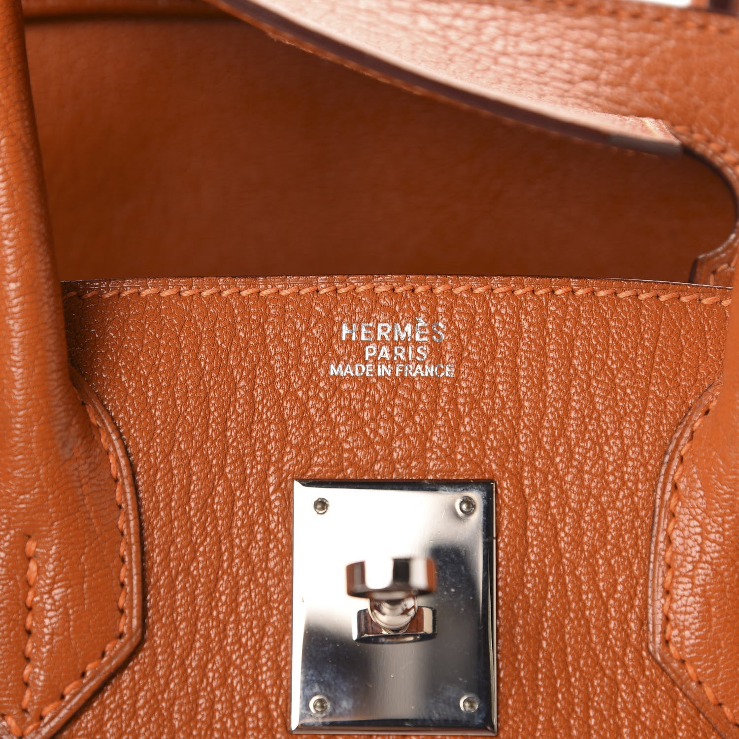 Hermes Chevre Mysore Birkin 30 Potiron 13 of 16
