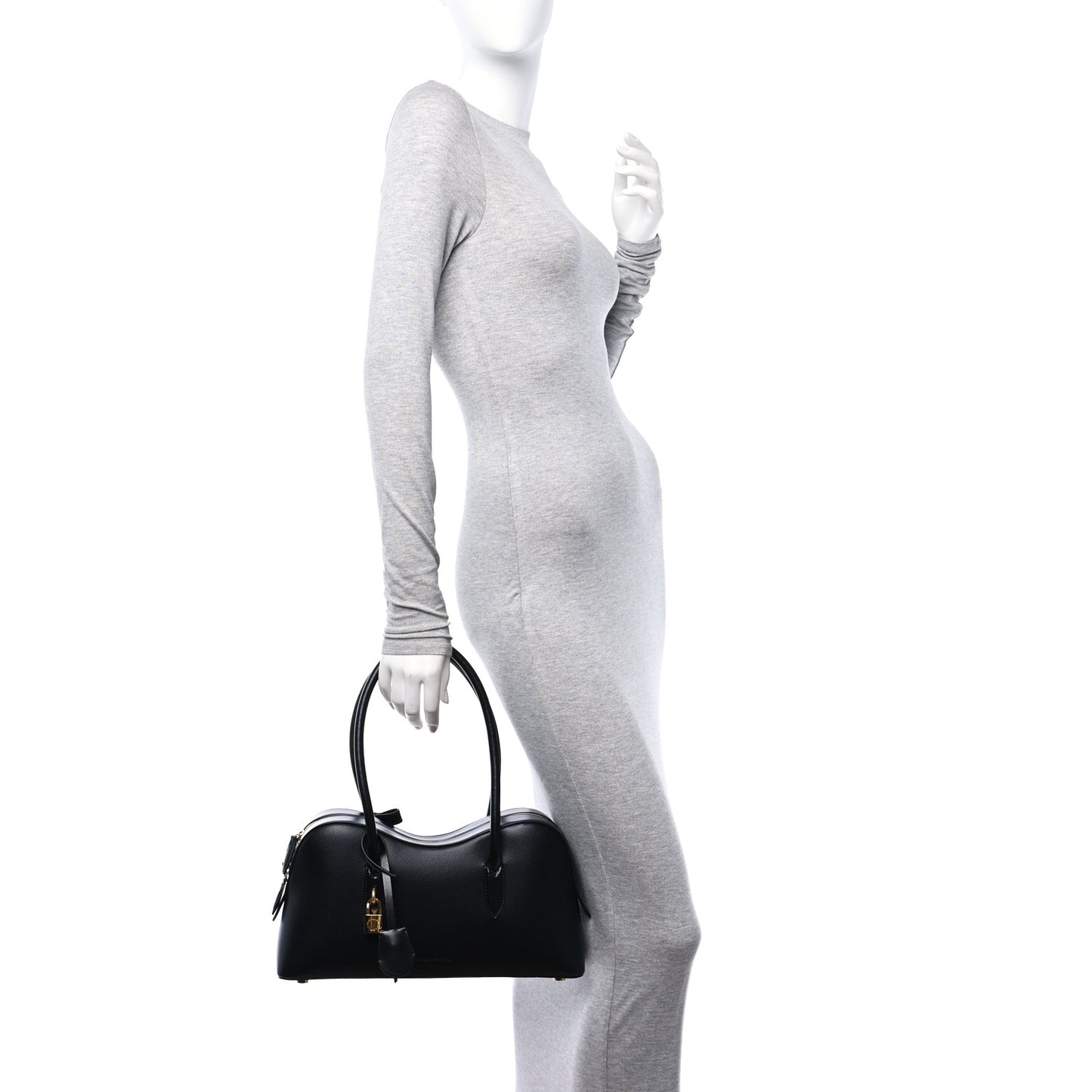 Eco Grainy Alter Mat Ryder Shoulder Bag Black