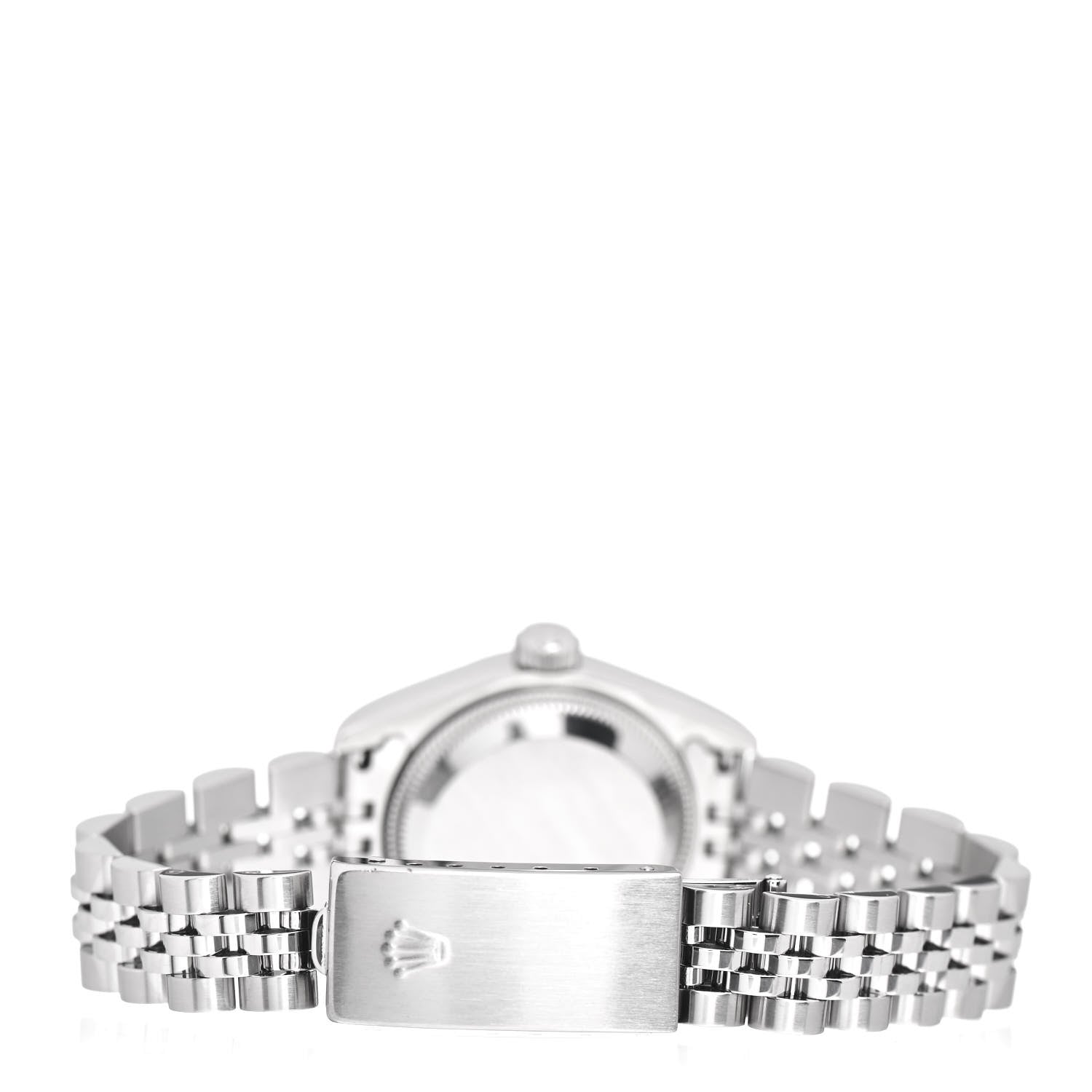 Rolex Stainless Steel 18K White Gold 26mm Oyster Perpetual Datejust Watch Silver 79174 3 of 4