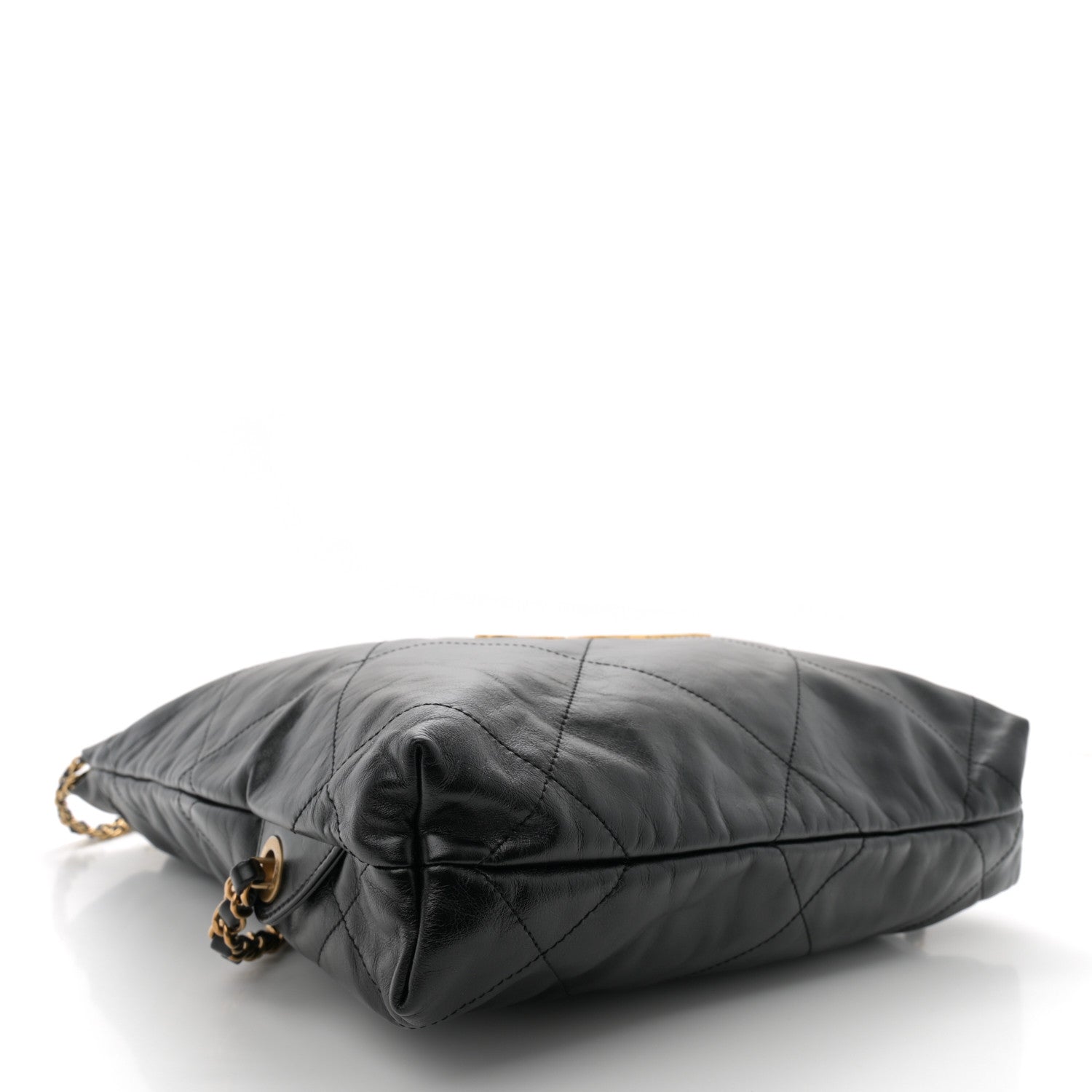 Chanel Shiny Calfskin Quilted Chanel 22 Backpack Black 4 of 10