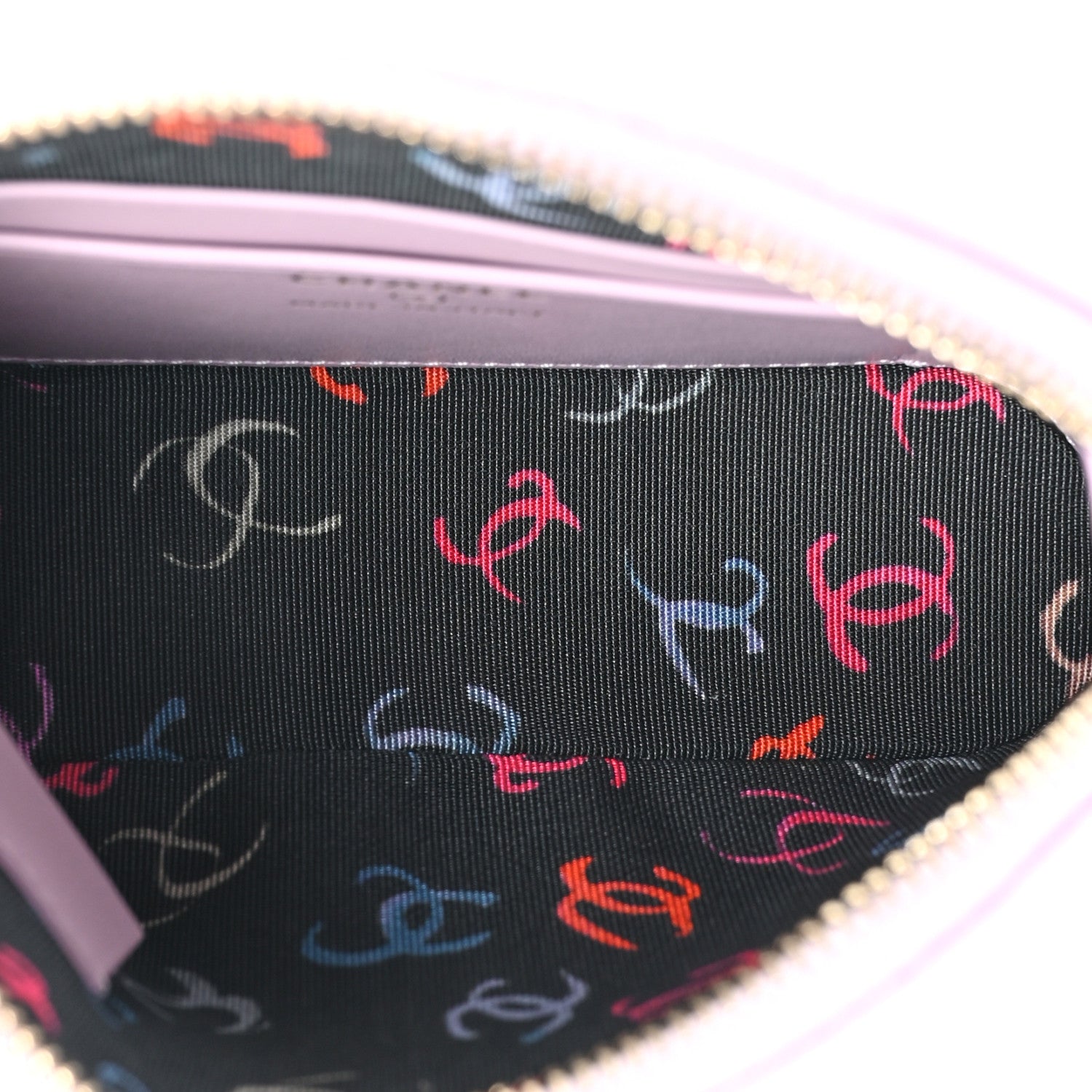Chanel Caviar Quilted Clutch with Chain Light Purple 5 of 9