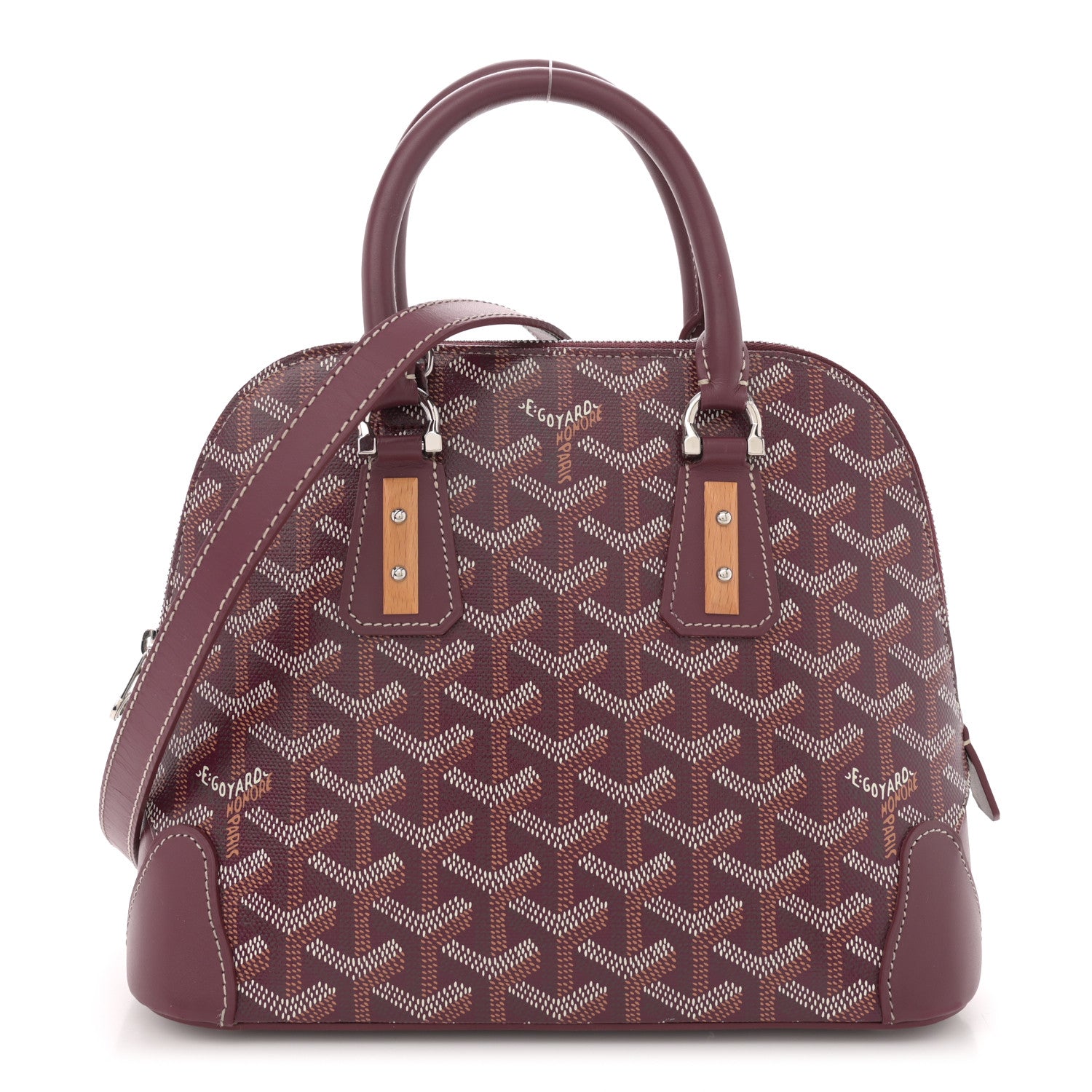Goyard Goyardine Mini Vendome Burgundy 1645867 – FASHIONPHILE