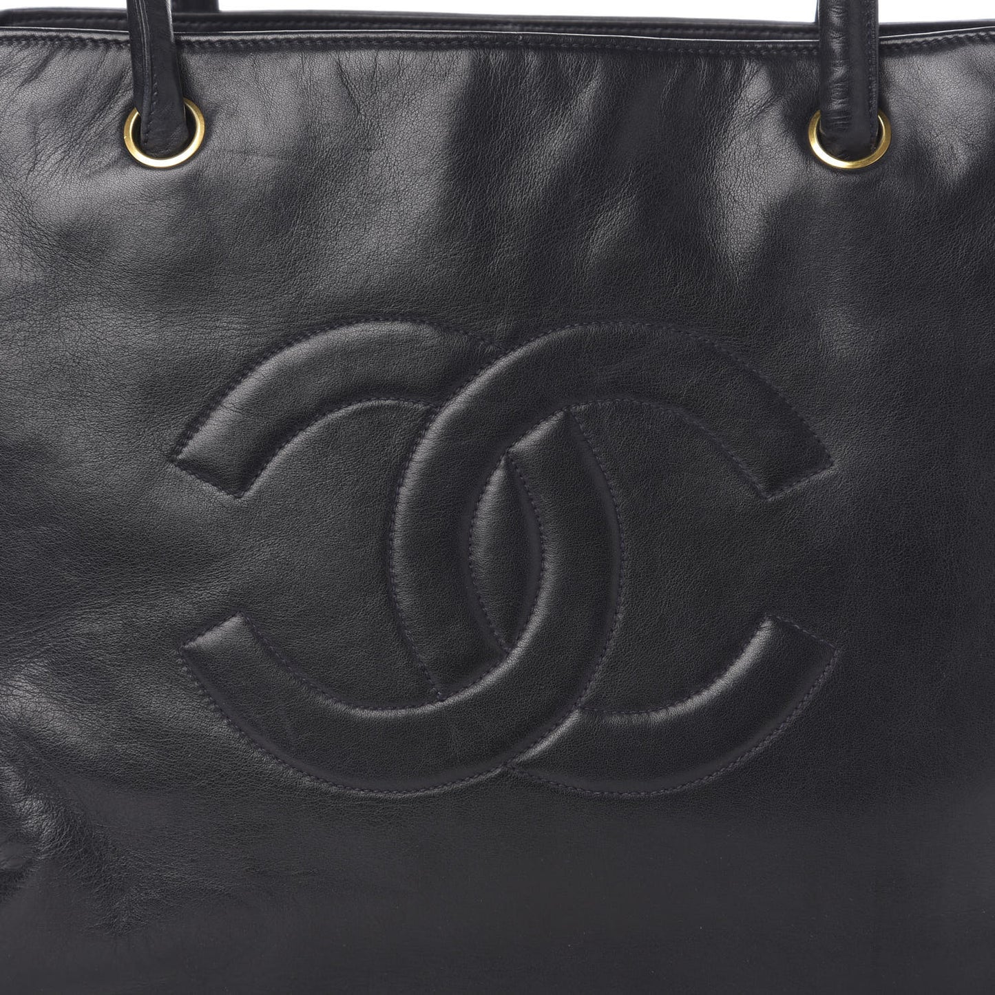 Lambskin CC Shoulder Bag Black