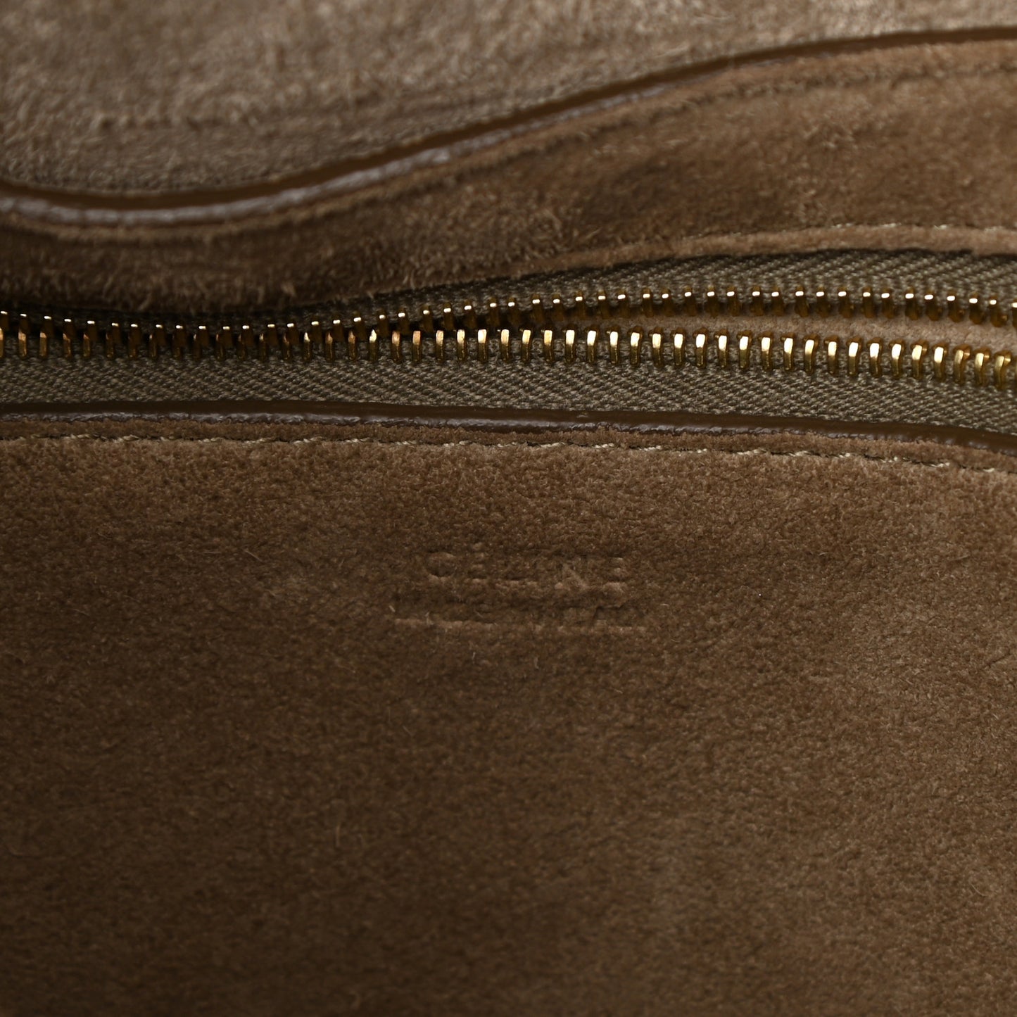 Soft Grained Calfskin Sangle Bucket Bag Taupe