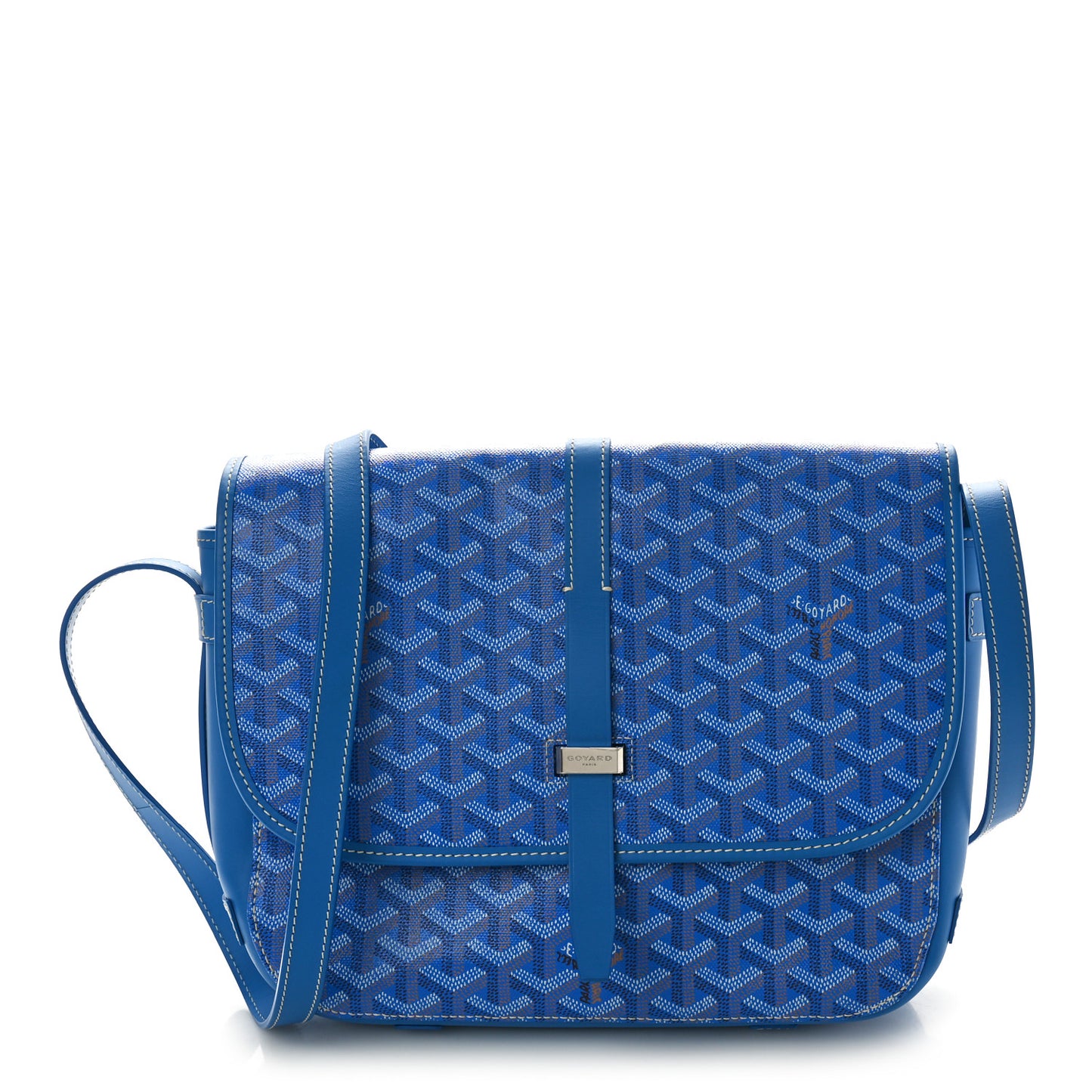 Goyardine Belvedere II MM Messenger Bag Sky Blue