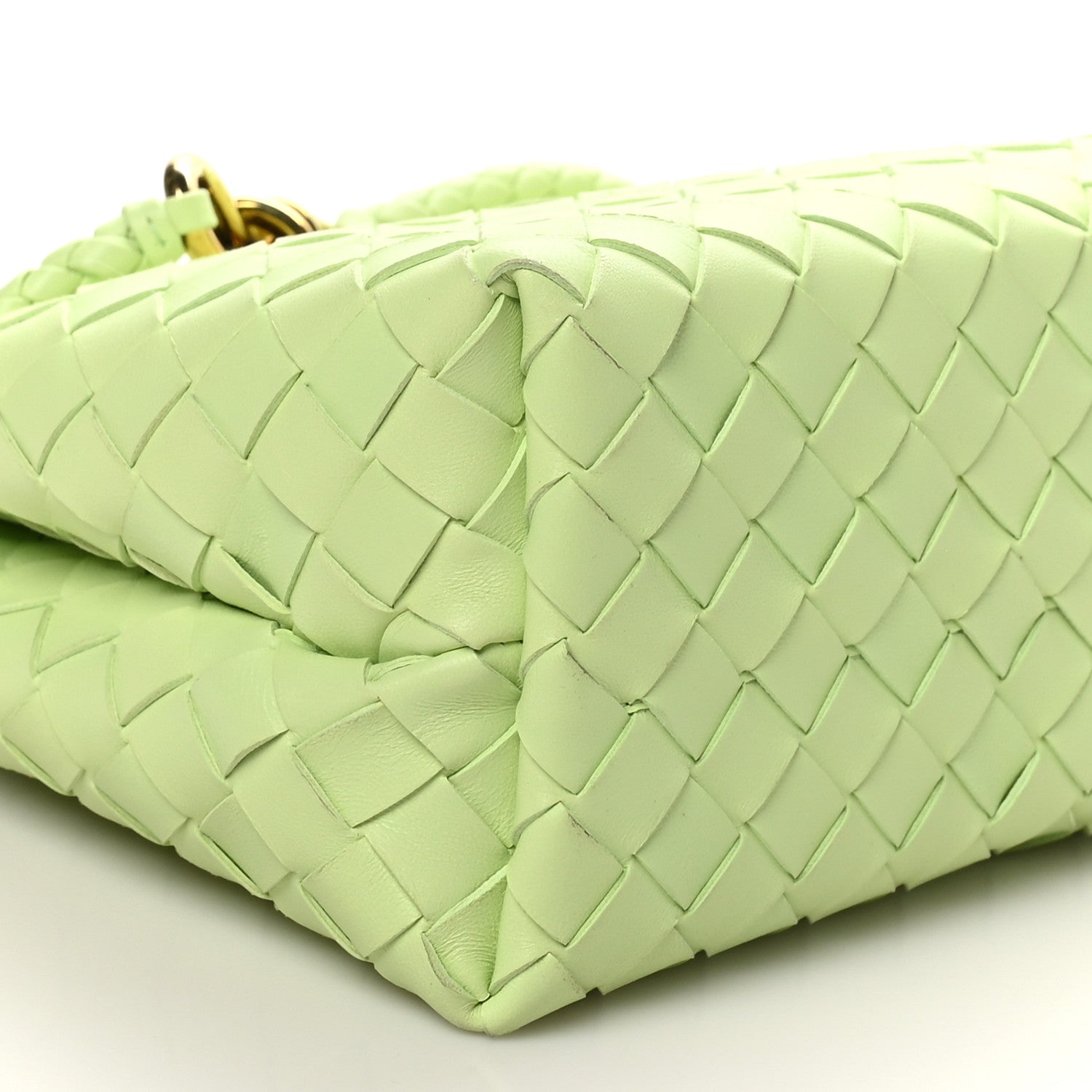 Bottega Veneta Nappa Intrecciato Small Andiamo Shoulder Bag Fennel 8 of 9