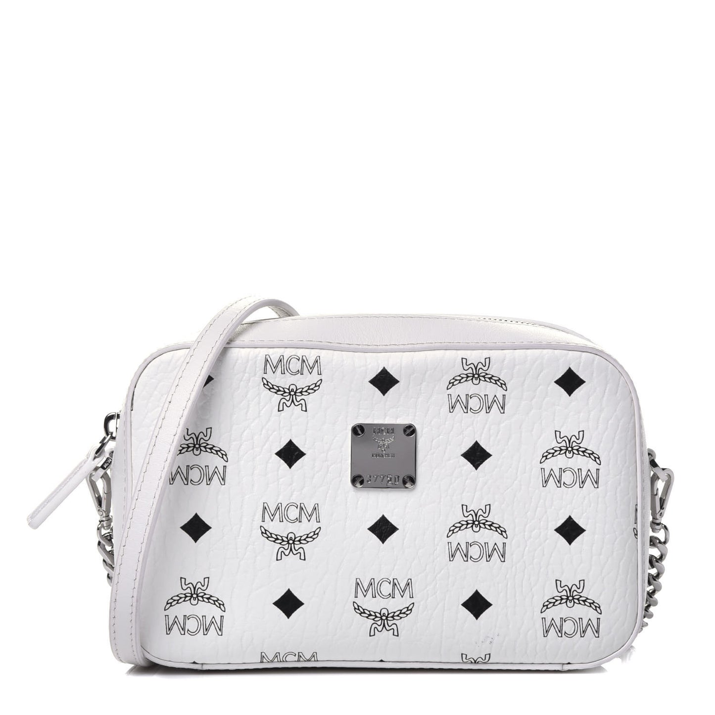 Visetos Camera Crossbody Bag White