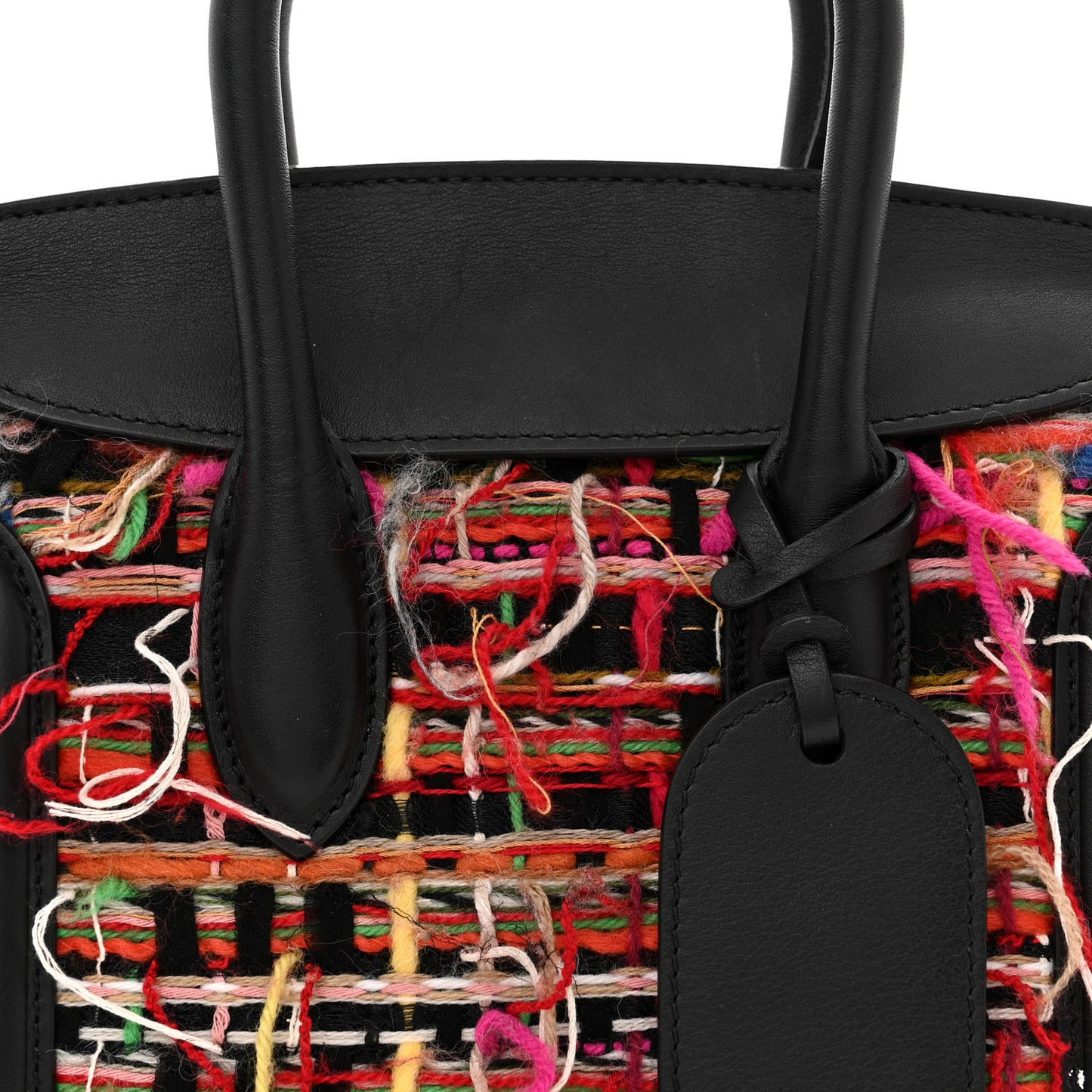 Tweed Sweet Calfskin Small Heroine 30 Multicolor Black