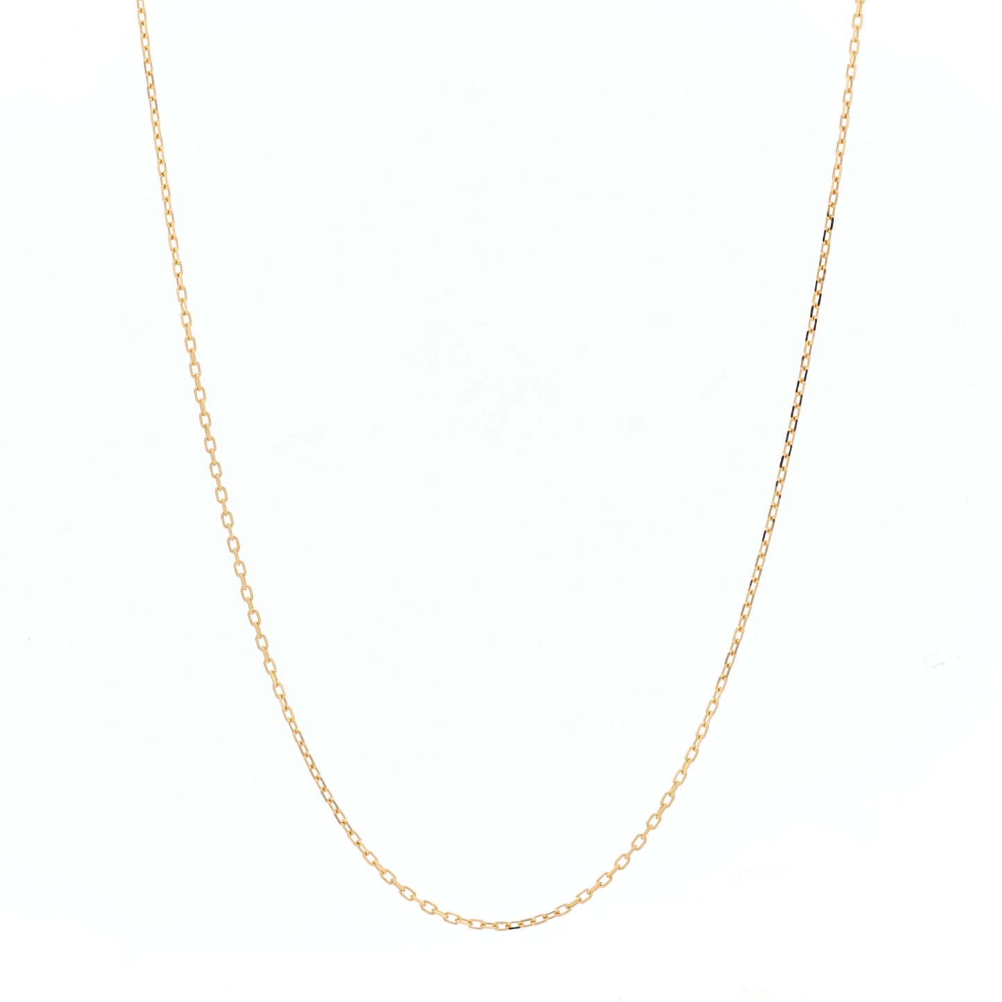18K Yellow Gold Chain Necklace
