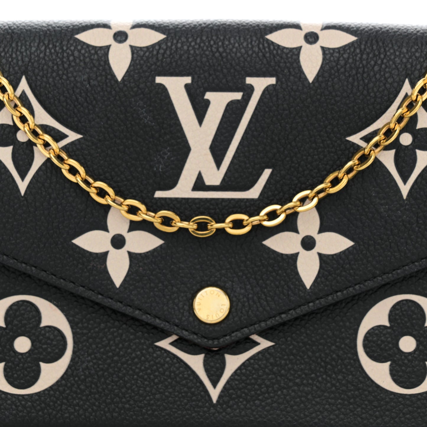 Empreinte Monogram Giant Felicie Pochette Black Beige