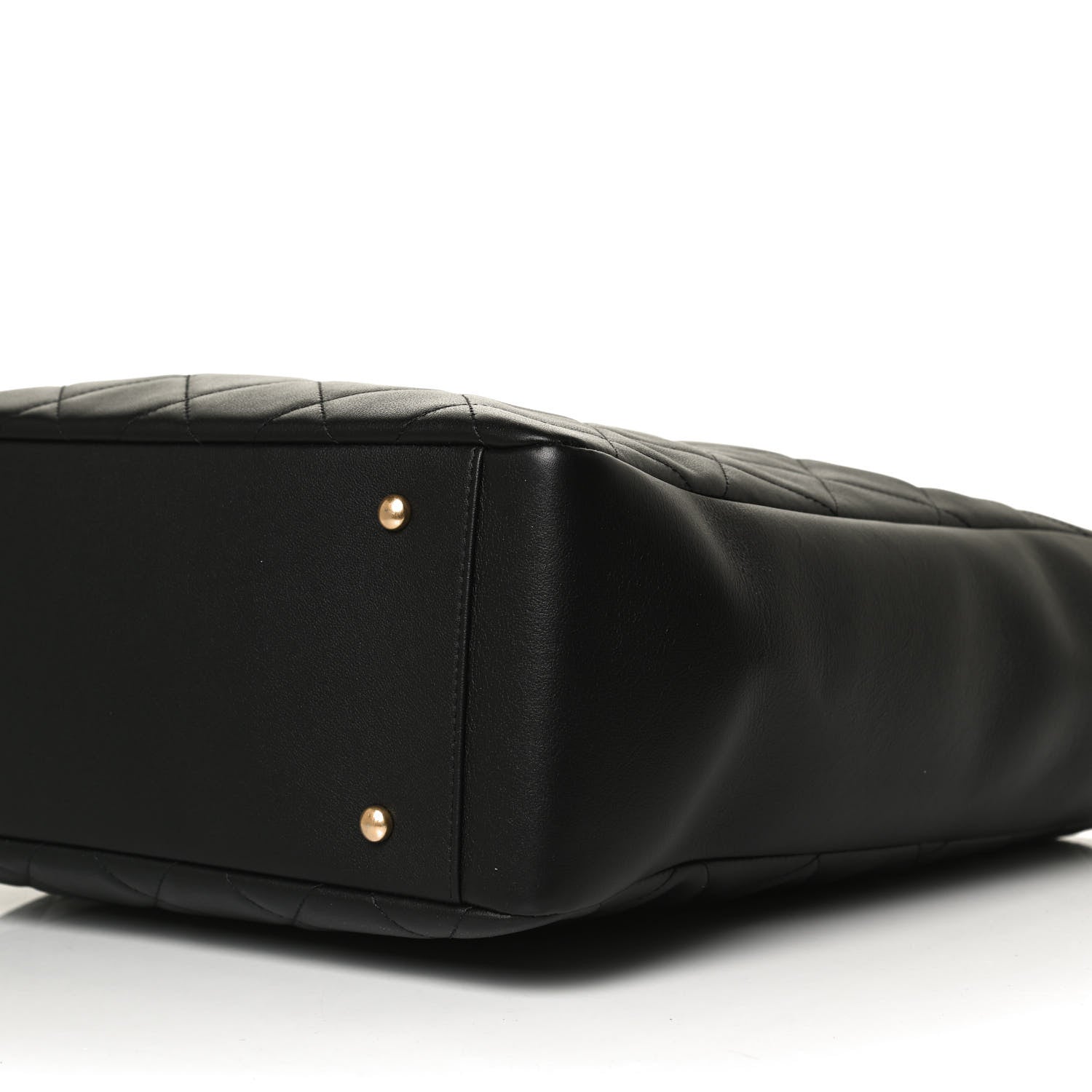 Chanel Calfskin Stitched Large Shopping Bag Black 10 of 10