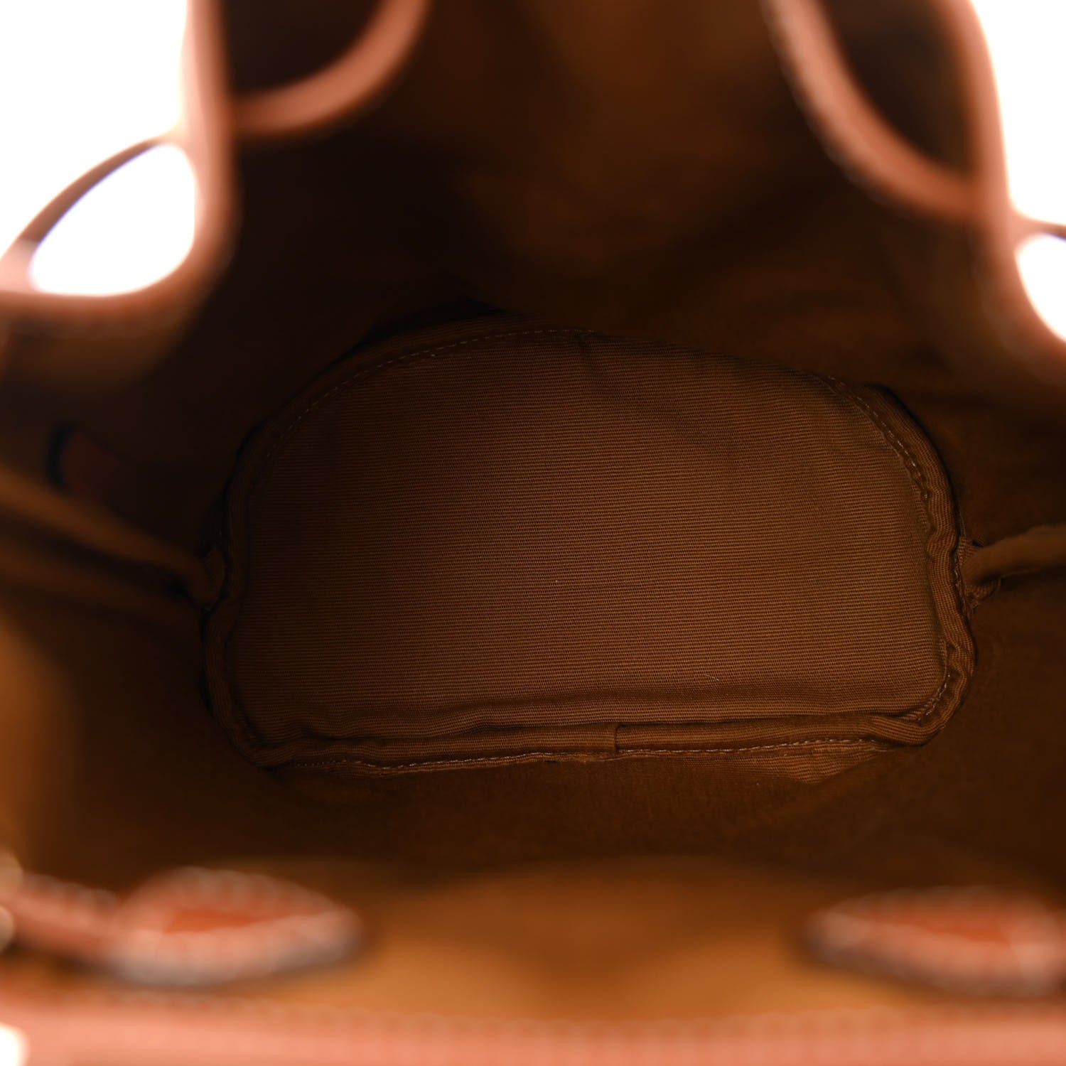 Celine Triomphe Canvas Calfskin Mini Folco Backpack Tan 5 of 10