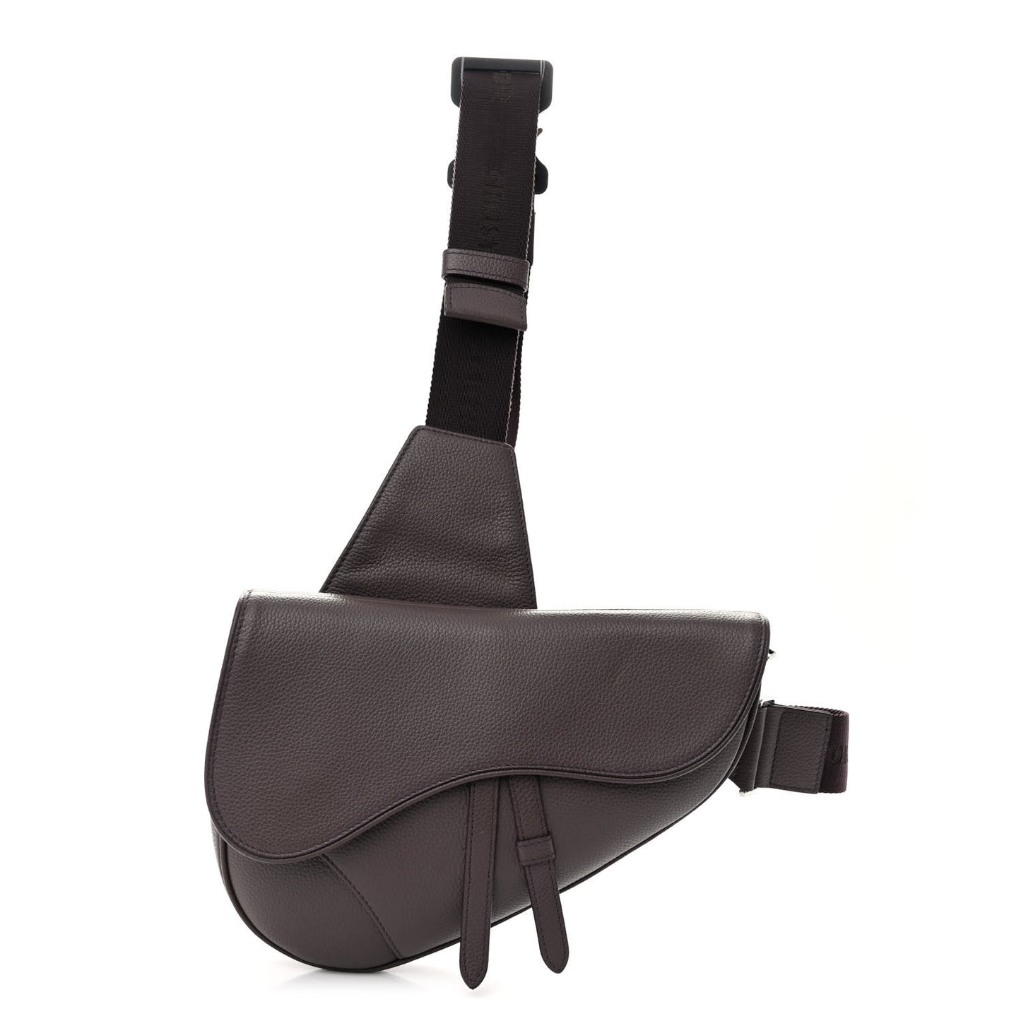 Grained Calfskin Kim Jones Saddle Bag Amaranth
