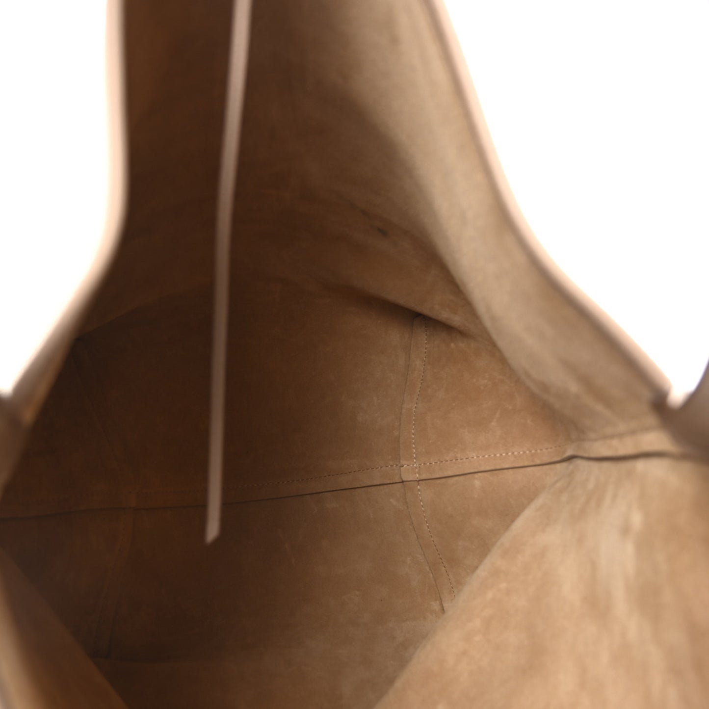 Grained Calfskin Large N/S Park Tote Dark Taupe